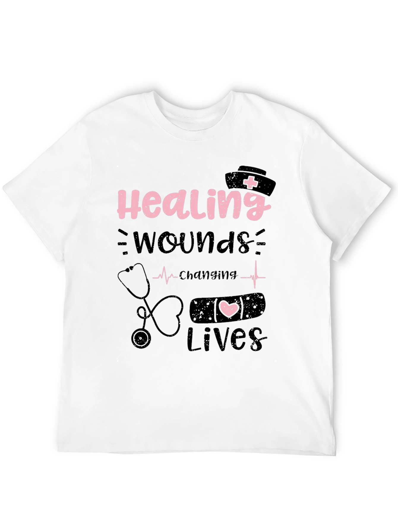 Healing Wounds Changing Lives Nurse T-Shirt