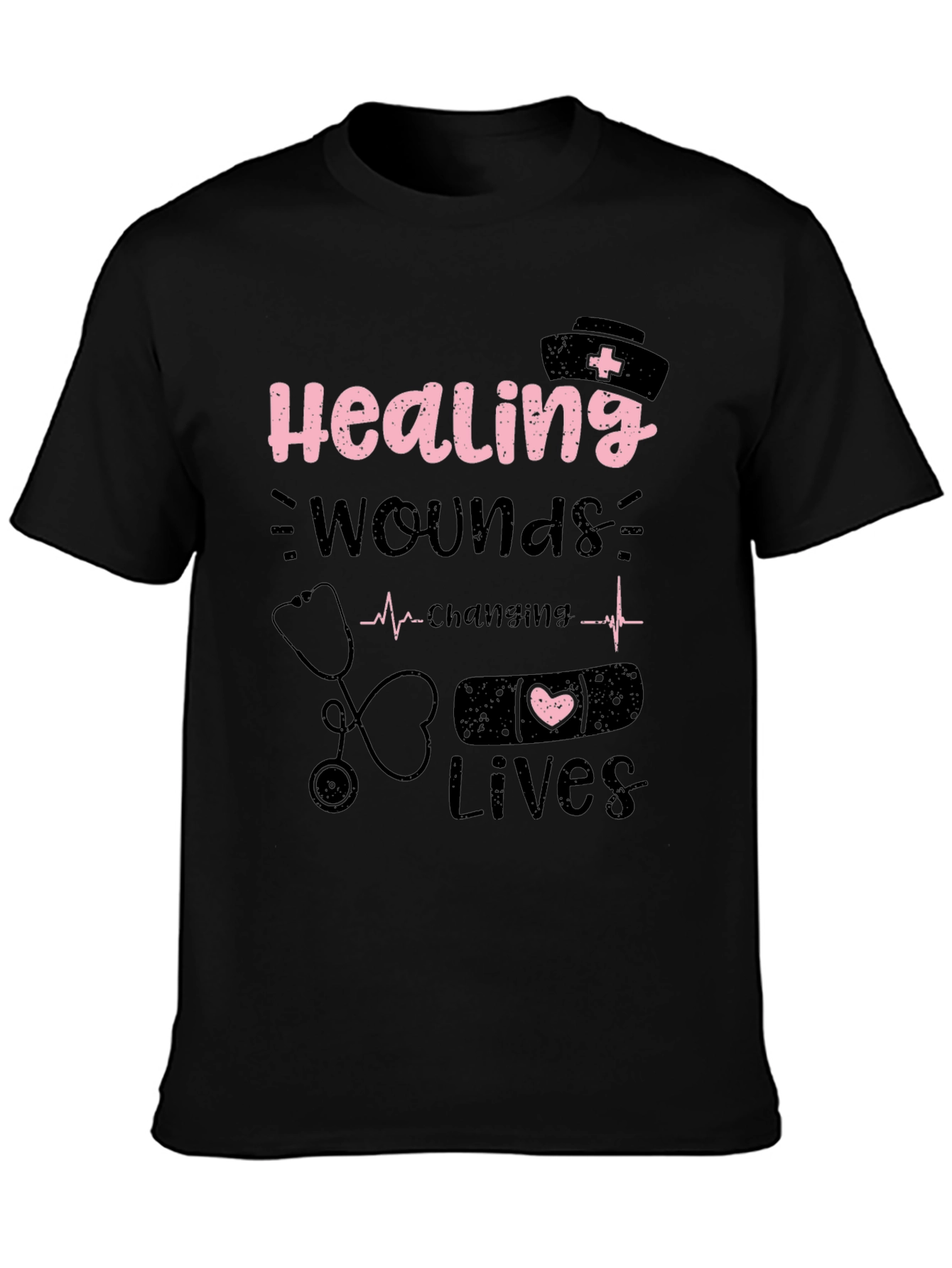 Healing Wounds Changing Lives Nurse T-Shirt