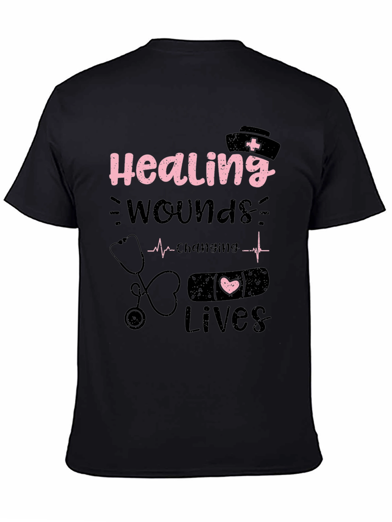Healing Wounds Changing Lives Nurse T-Shirt
