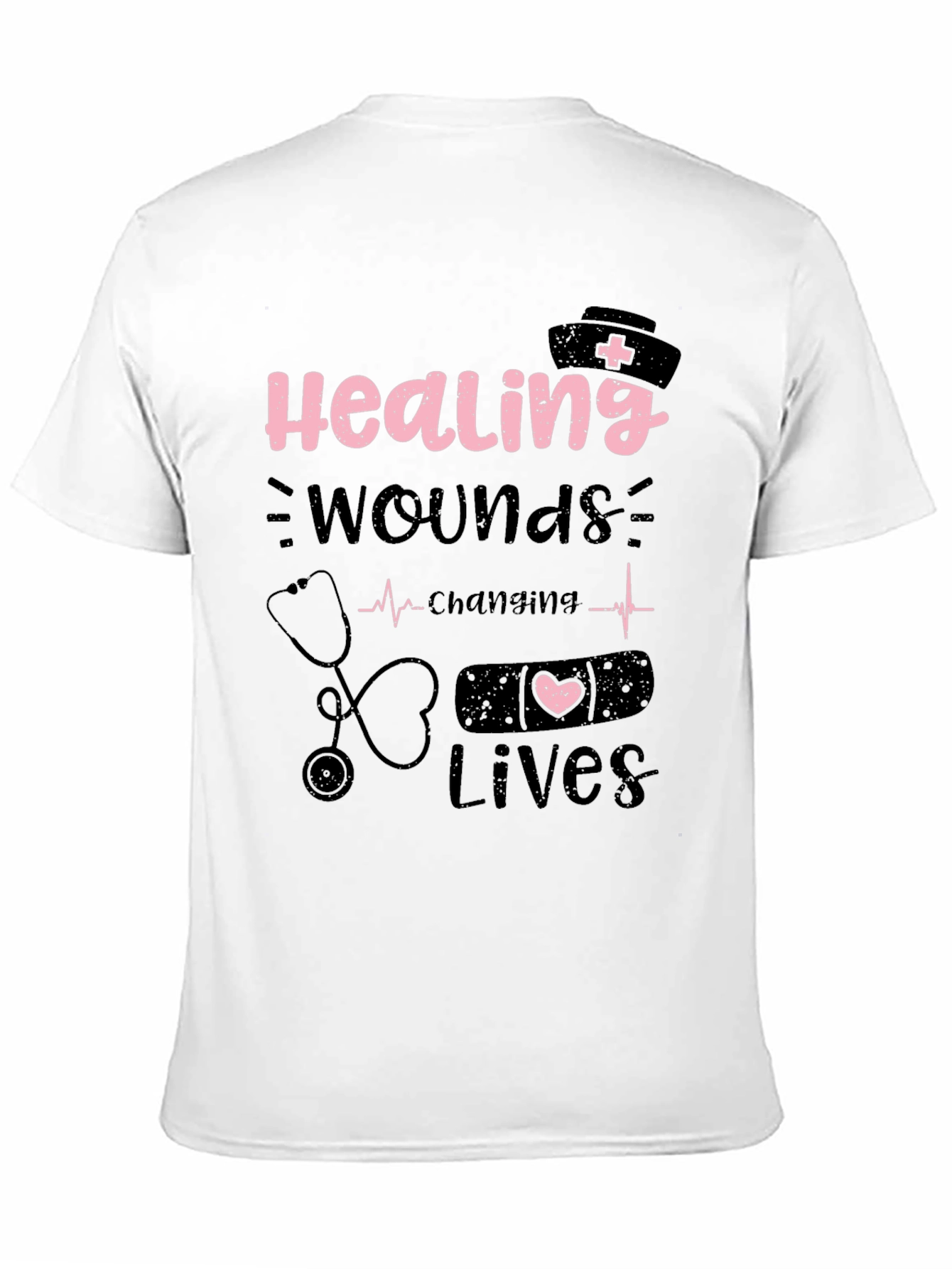 Healing Wounds Changing Lives Nurse T-Shirt