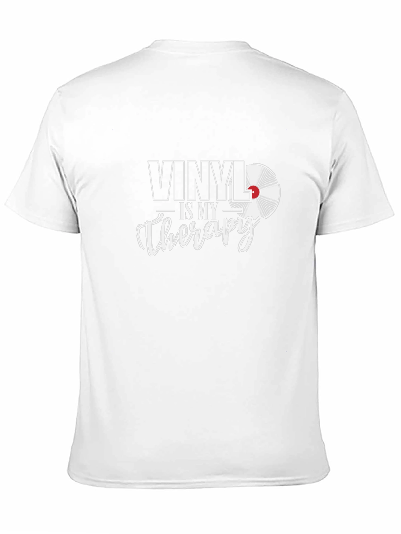Vinyl is My Therapy T-Shirt - Music Lover Tee