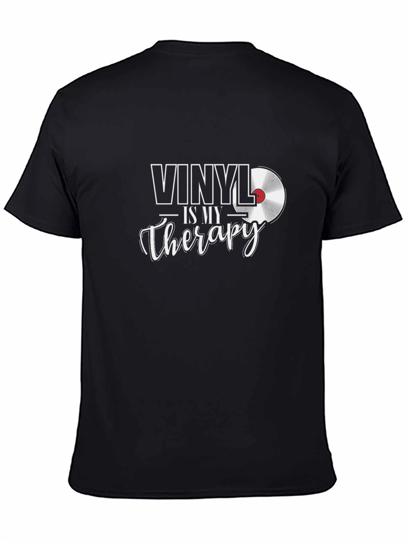 Vinyl is My Therapy T-Shirt - Music Lover Tee