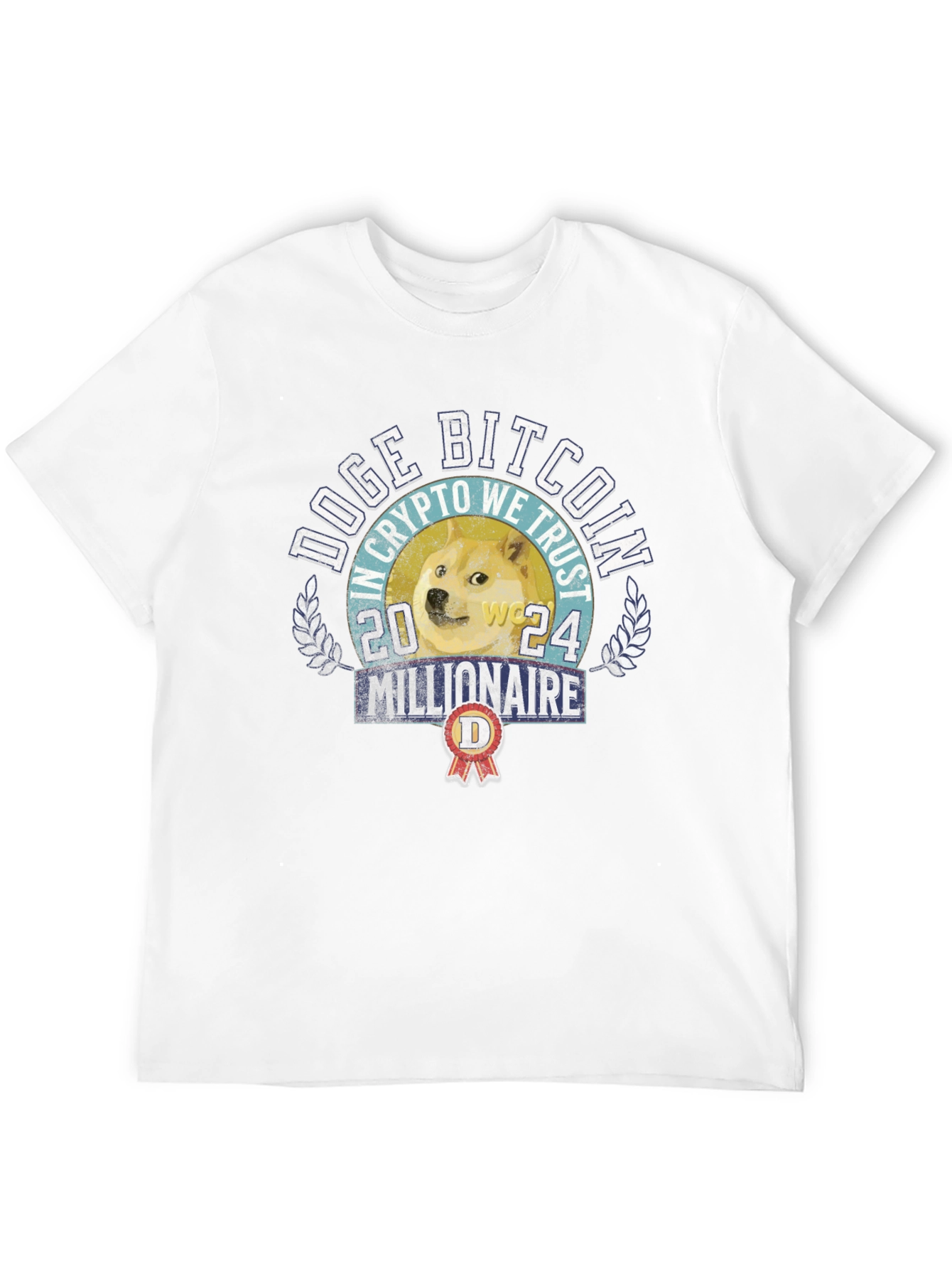 Doge Bitcoin Millionaire 2024 T-Shirt