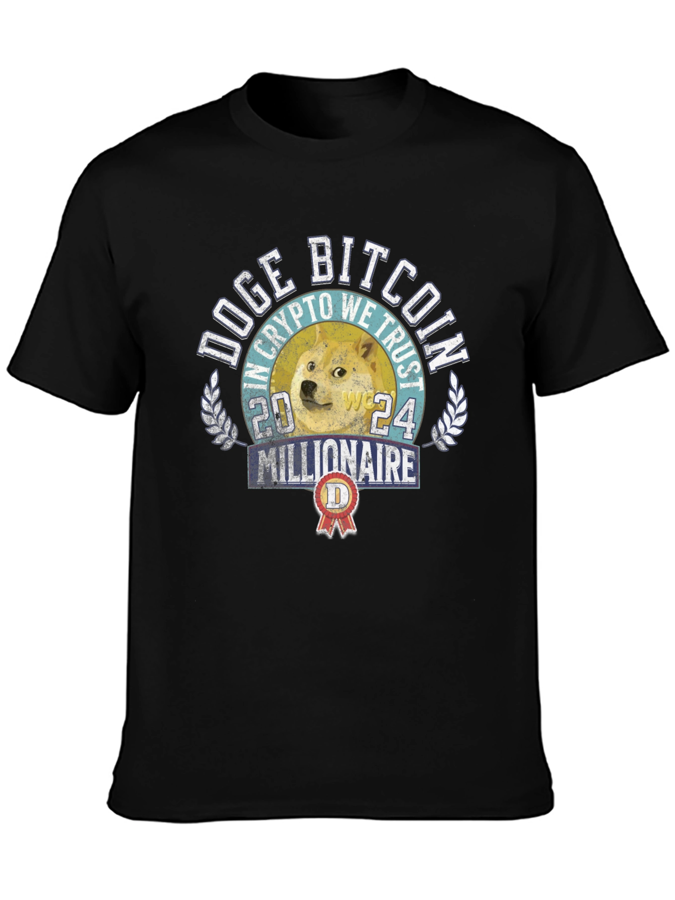 Doge Bitcoin Millionaire 2024 T-Shirt