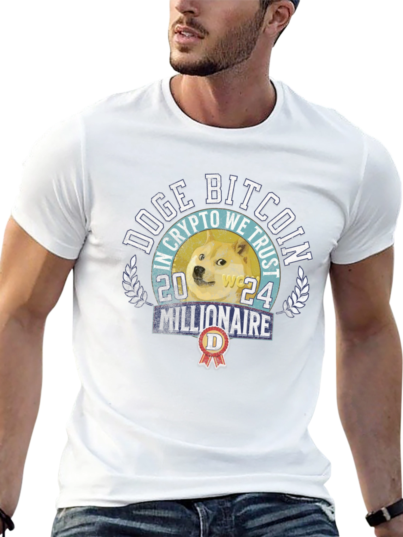 Doge Bitcoin Millionaire 2024 T-Shirt
