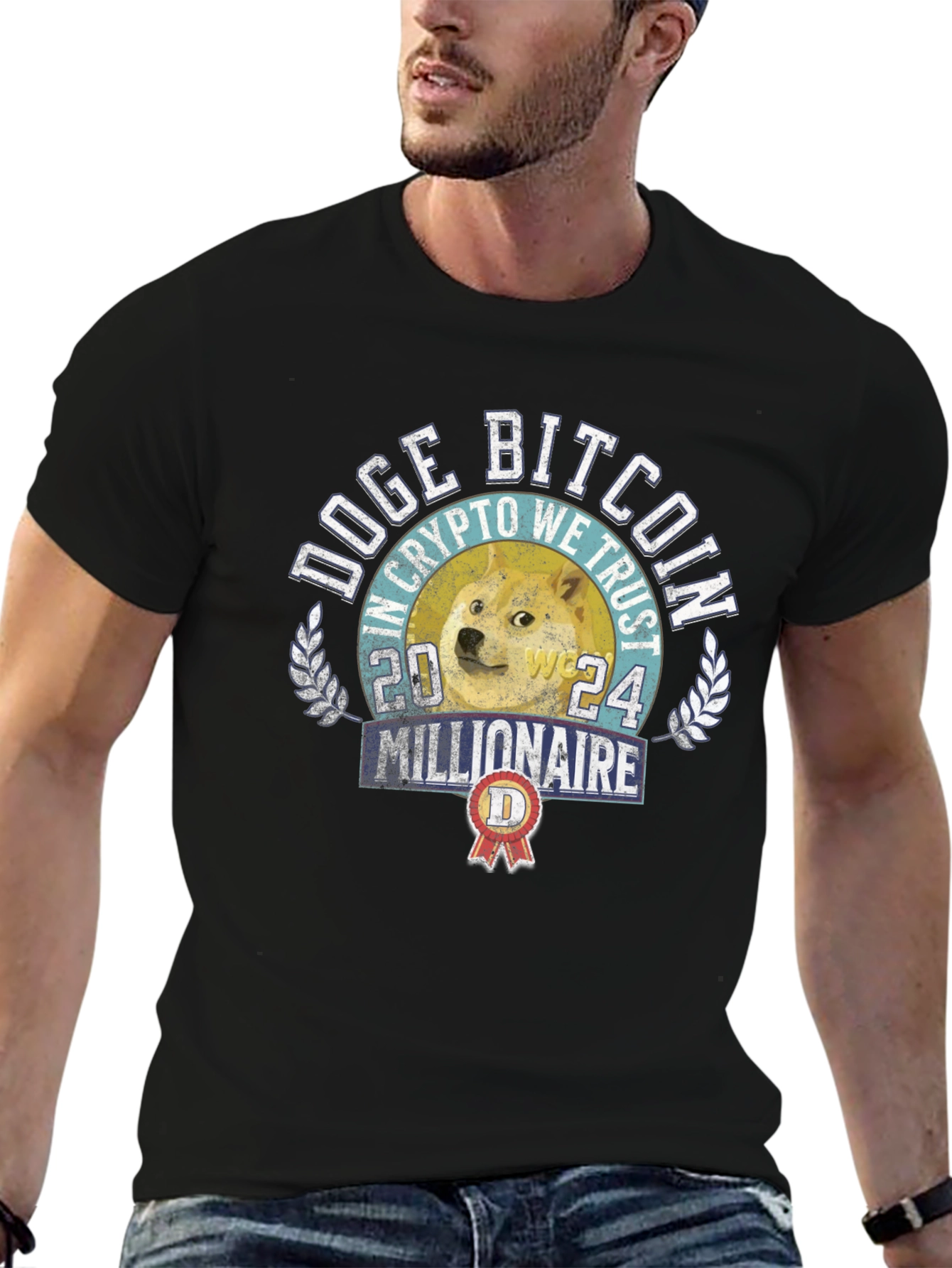 Doge Bitcoin Millionaire 2024 T-Shirt