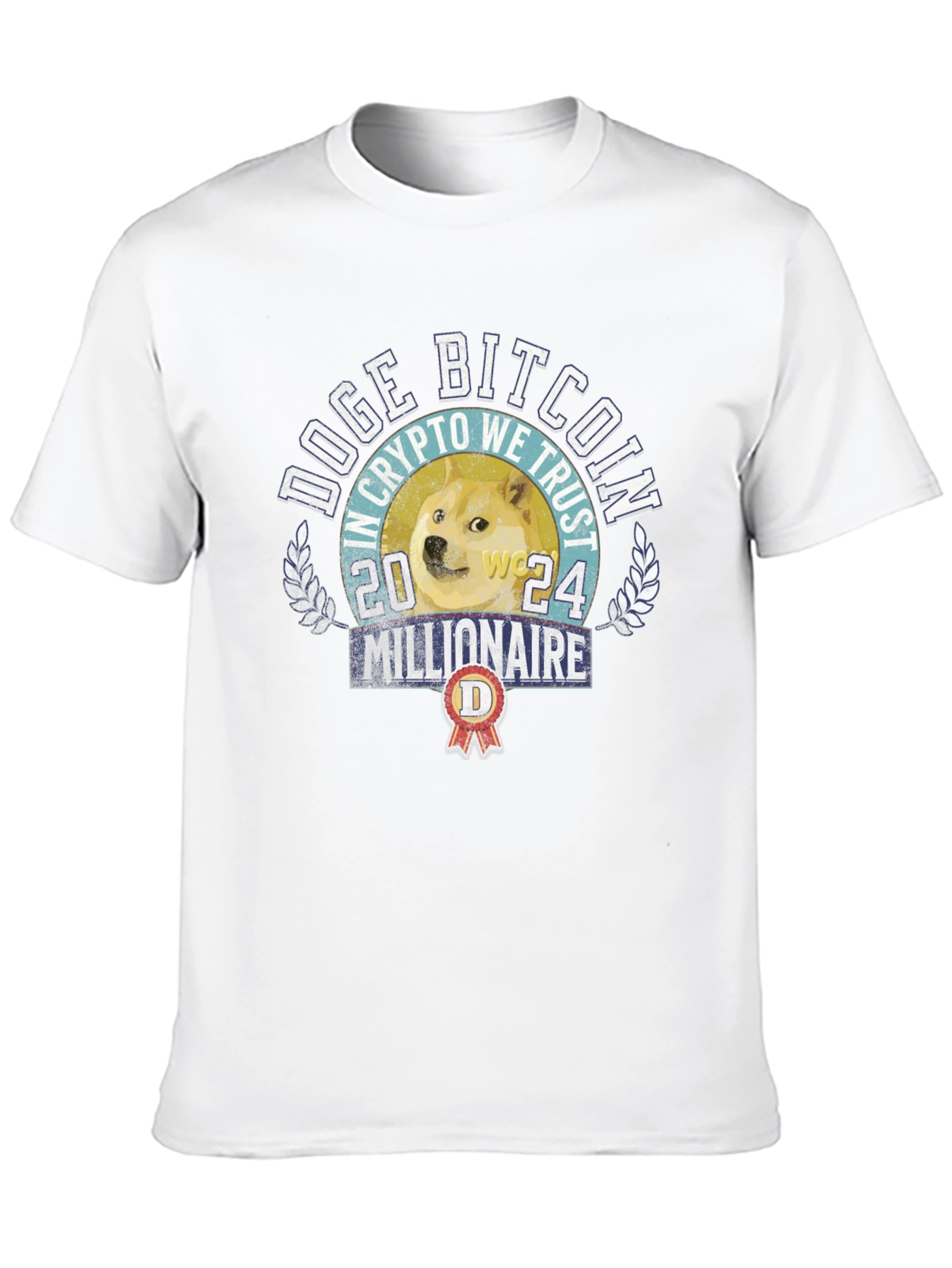 Doge Bitcoin Millionaire 2024 T-Shirt
