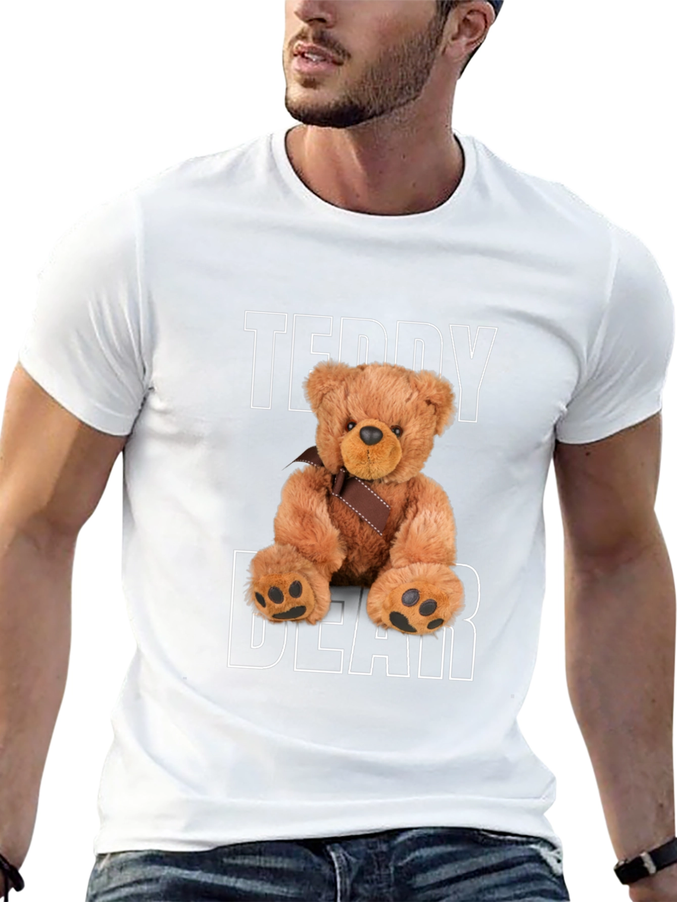 Teddy Bear Graphic Tee - Soft & Stylish