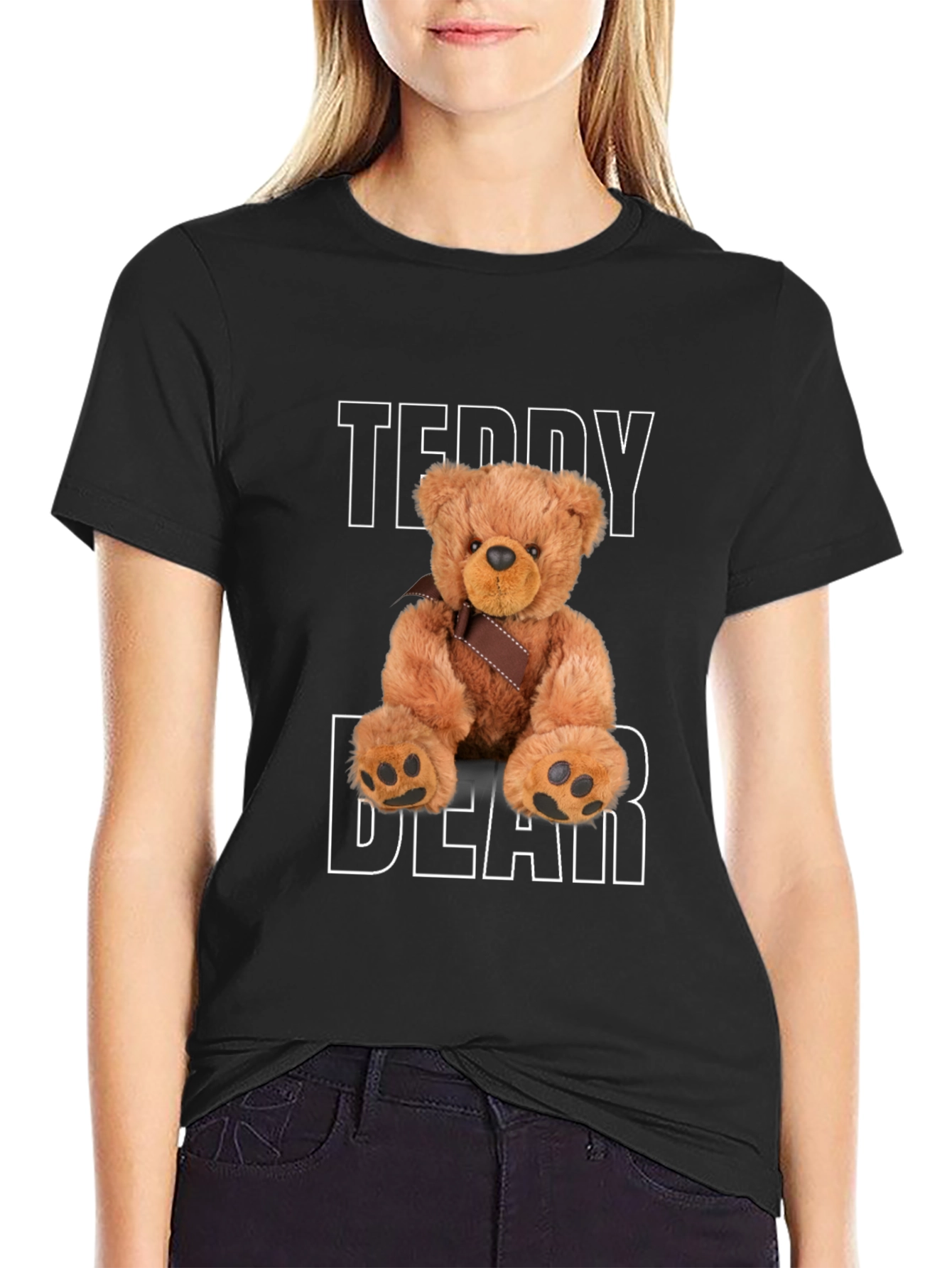 Teddy Bear Graphic Tee - Soft & Stylish