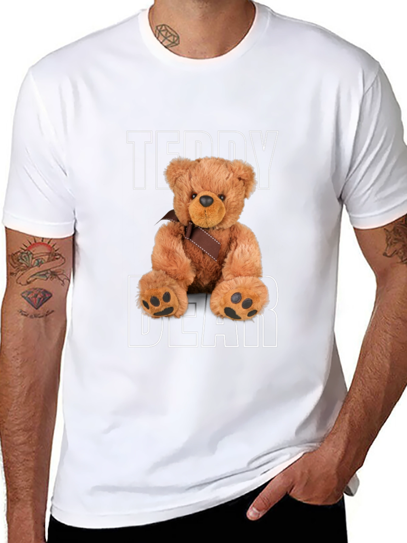 Teddy Bear Graphic Tee - Soft & Stylish