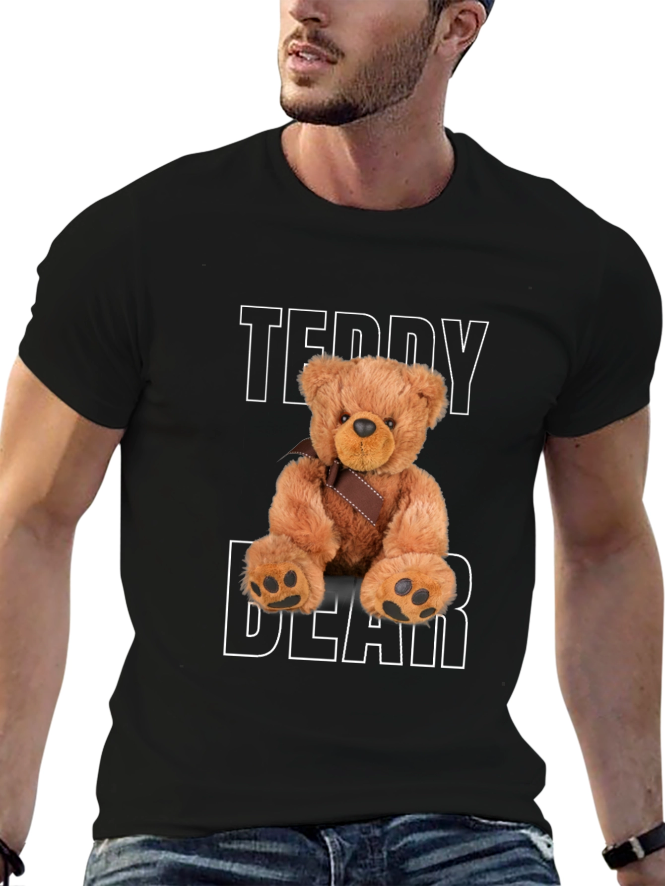 Teddy Bear Graphic Tee - Soft & Stylish