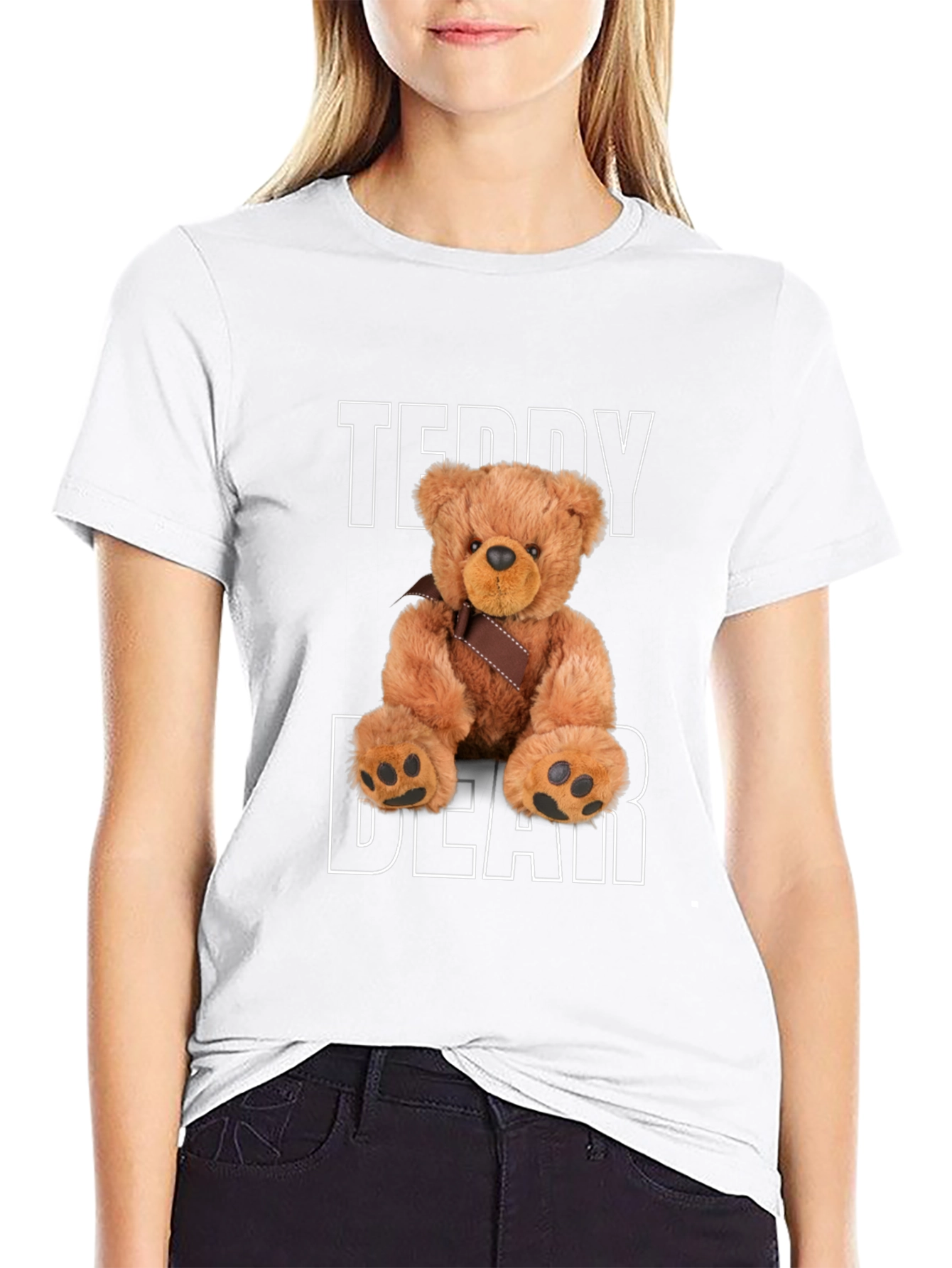 Teddy Bear Graphic Tee - Soft & Stylish