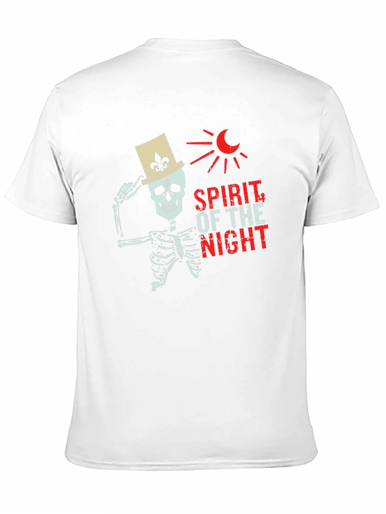 Spirit of the Night Skeleton Graphic Tee