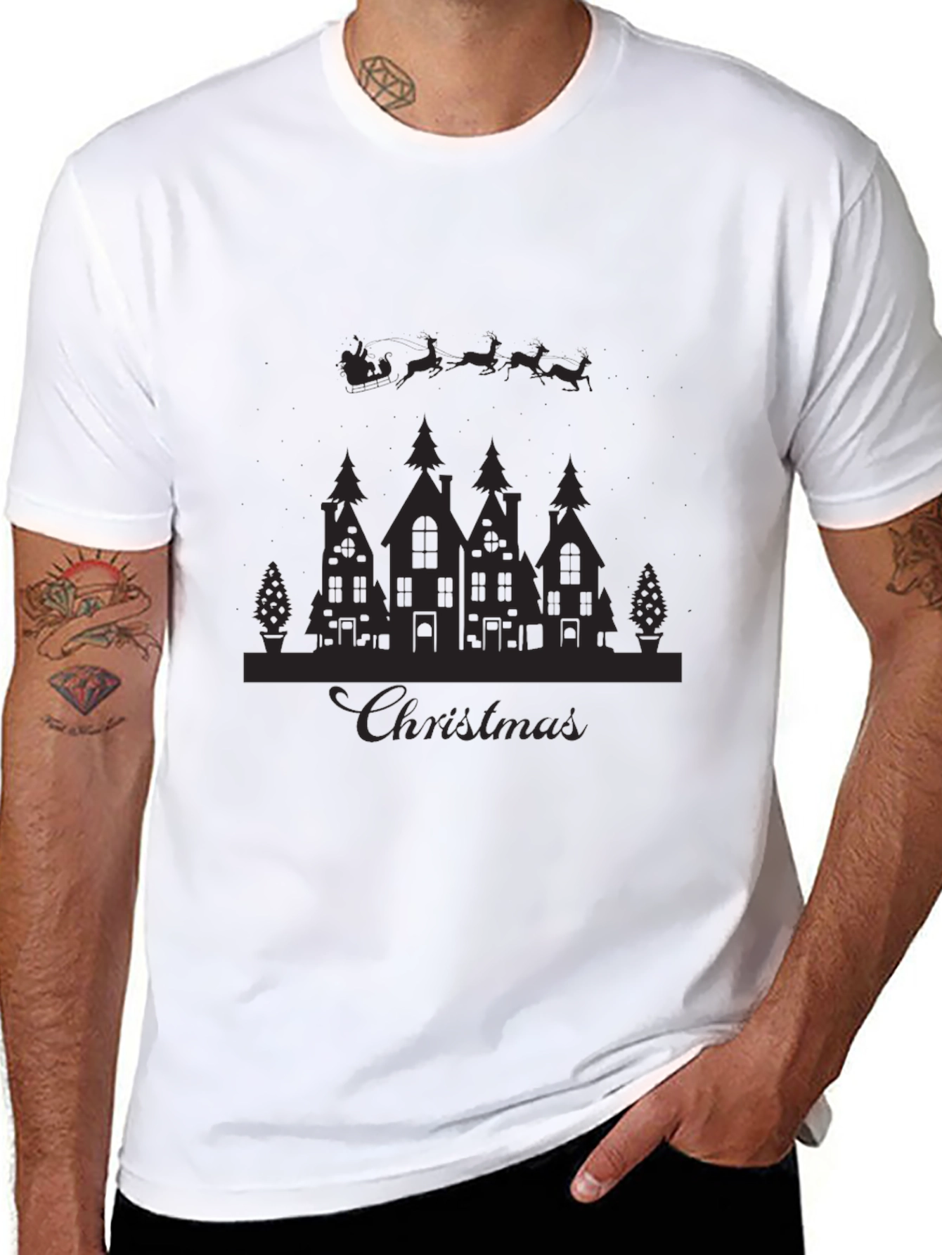 Christmas Village T-Shirt - Holiday Tee