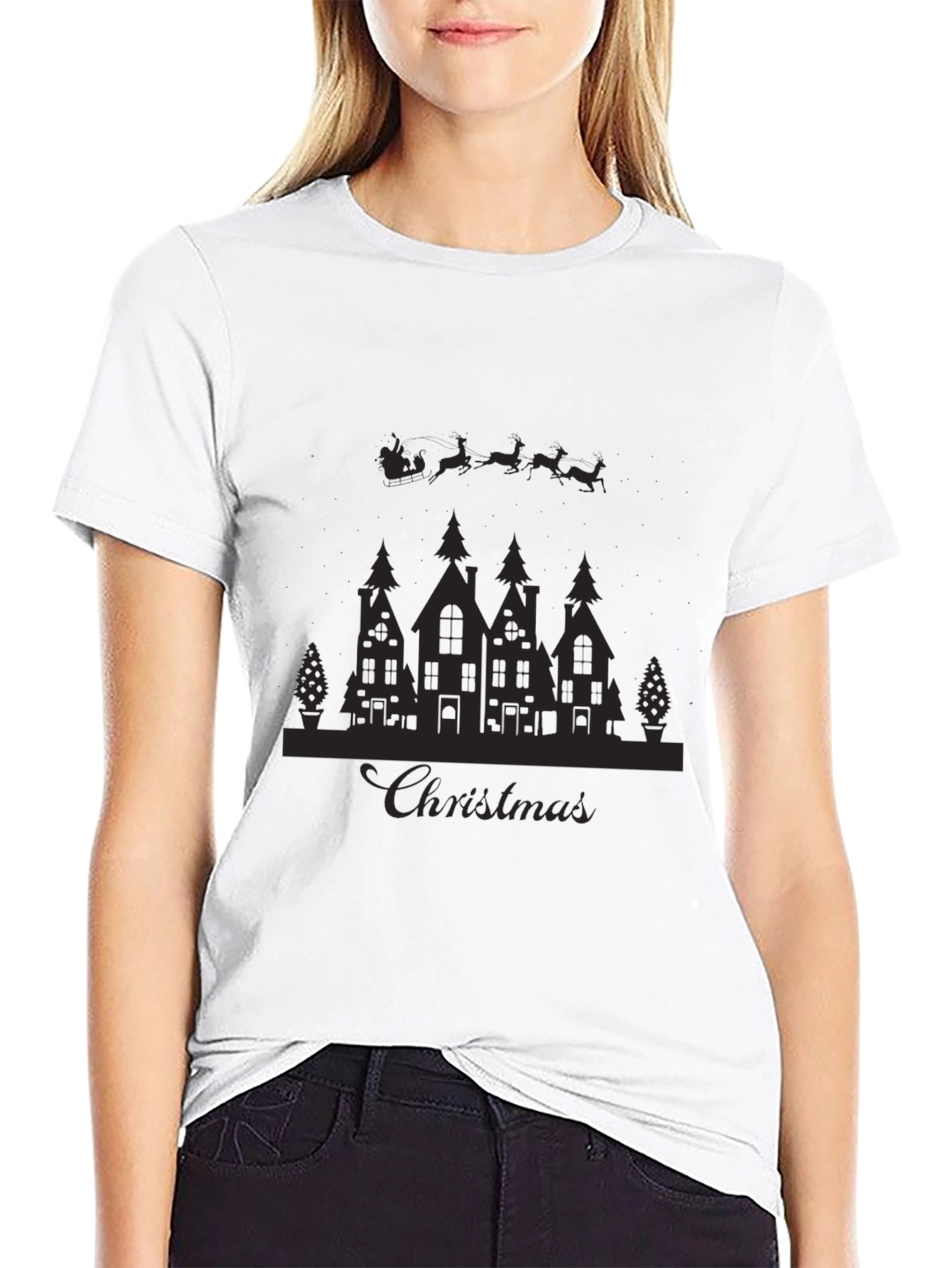 Christmas Village T-Shirt - Holiday Tee