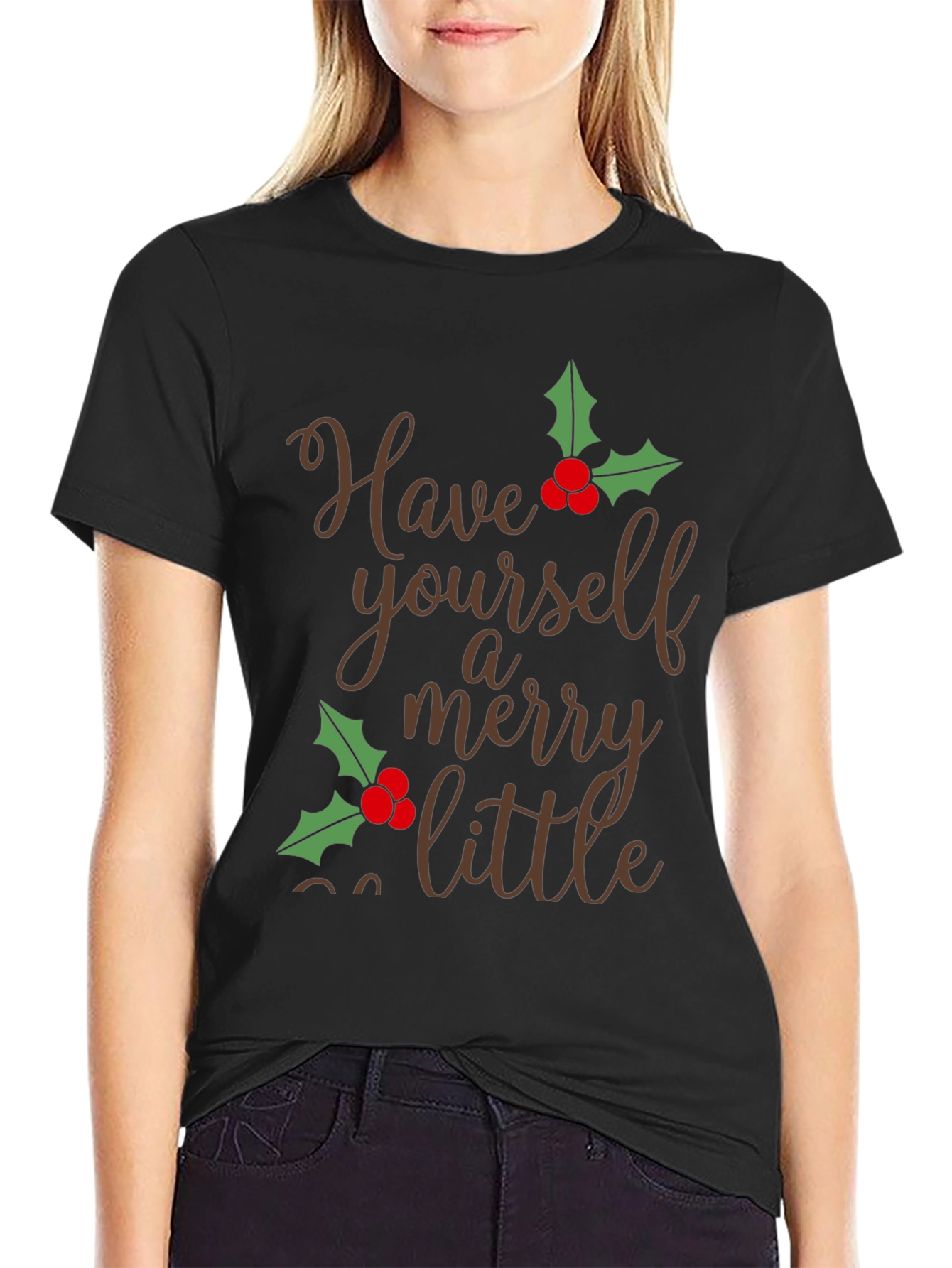 Festive Holiday T-Shirt: Merry Little Christmas