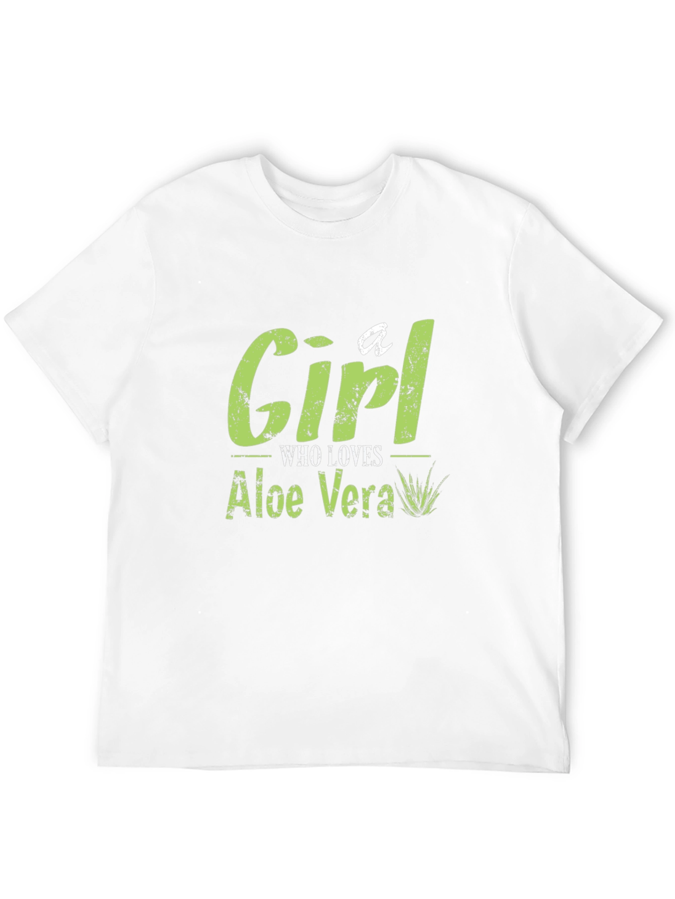 Aloe Vera Lover T-Shirt - Black Cotton Tee