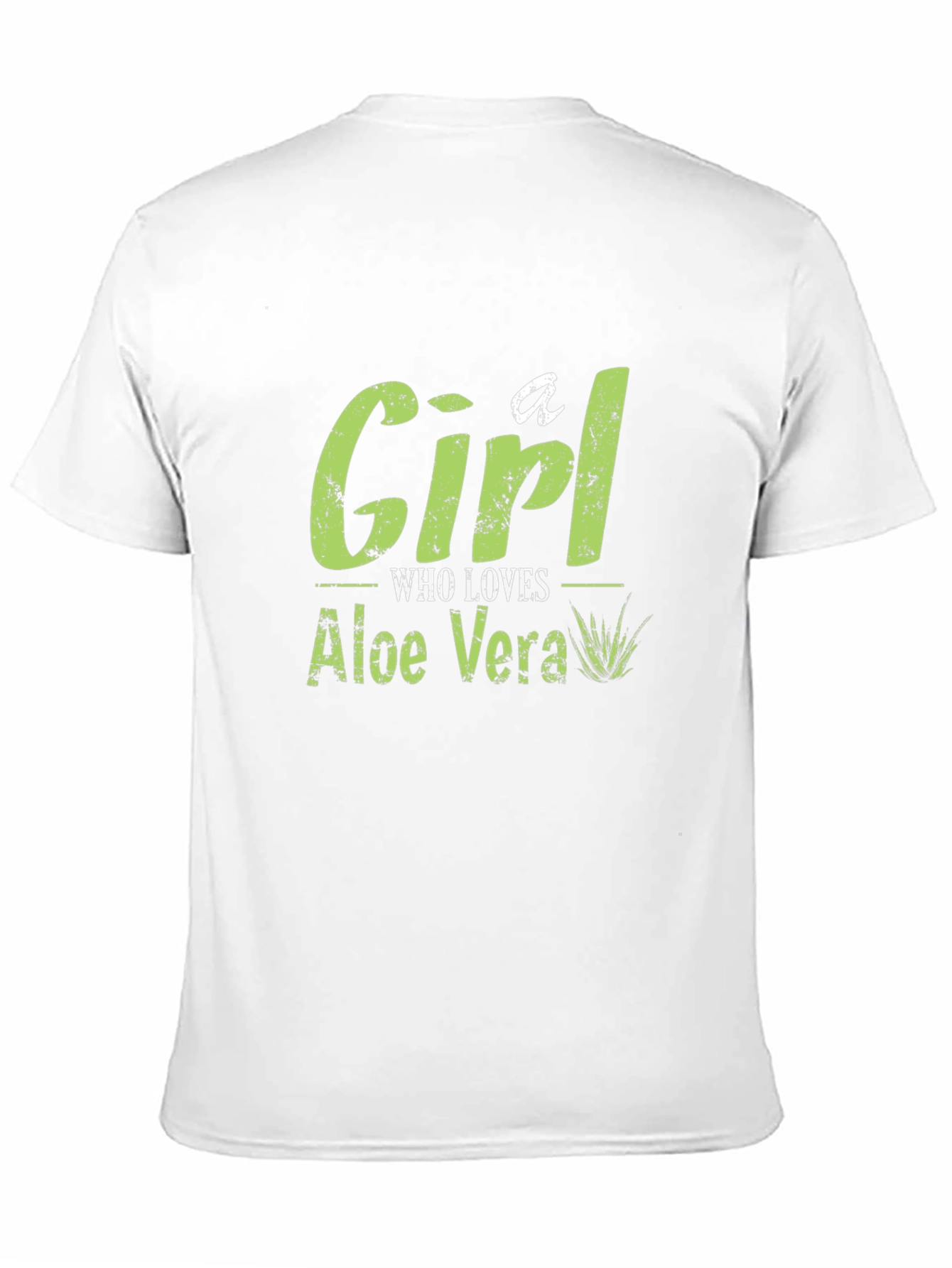 Aloe Vera Lover T-Shirt - Black Cotton Tee