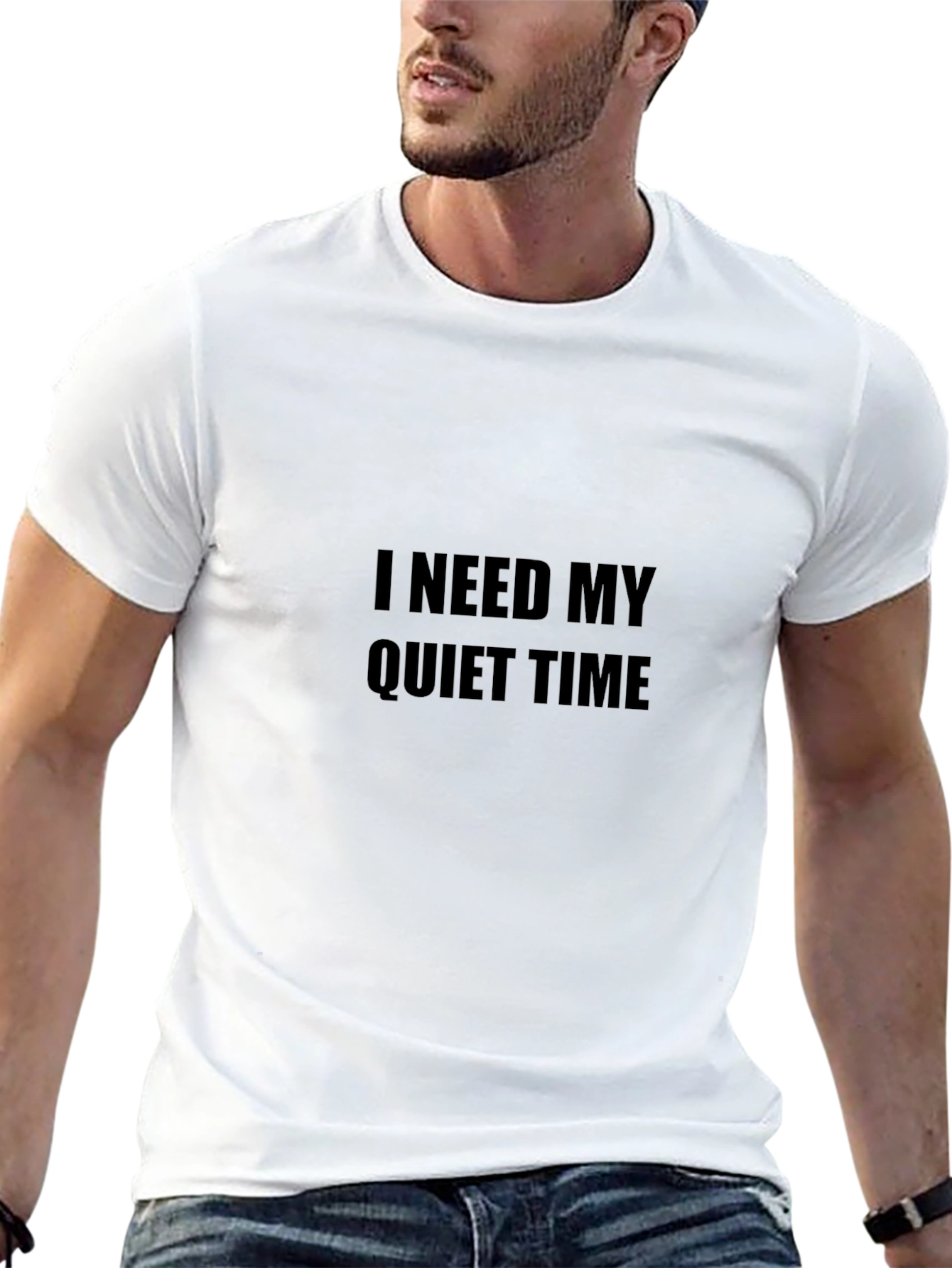 Quiet Time Black T-Shirt