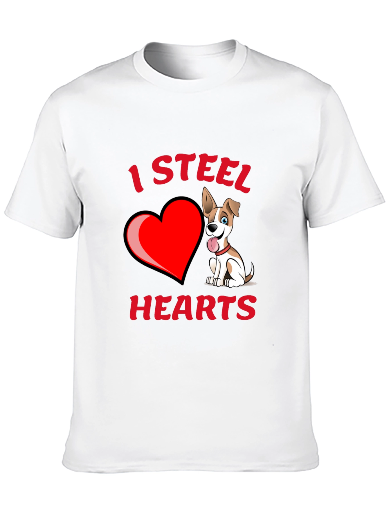 I Steal Hearts Dog T-Shirt