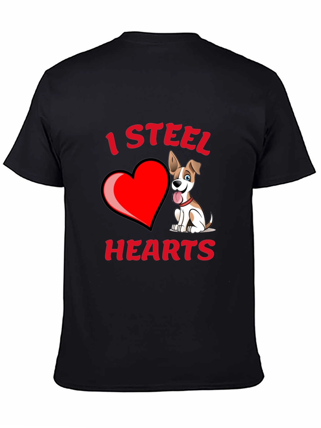 I Steal Hearts Dog T-Shirt