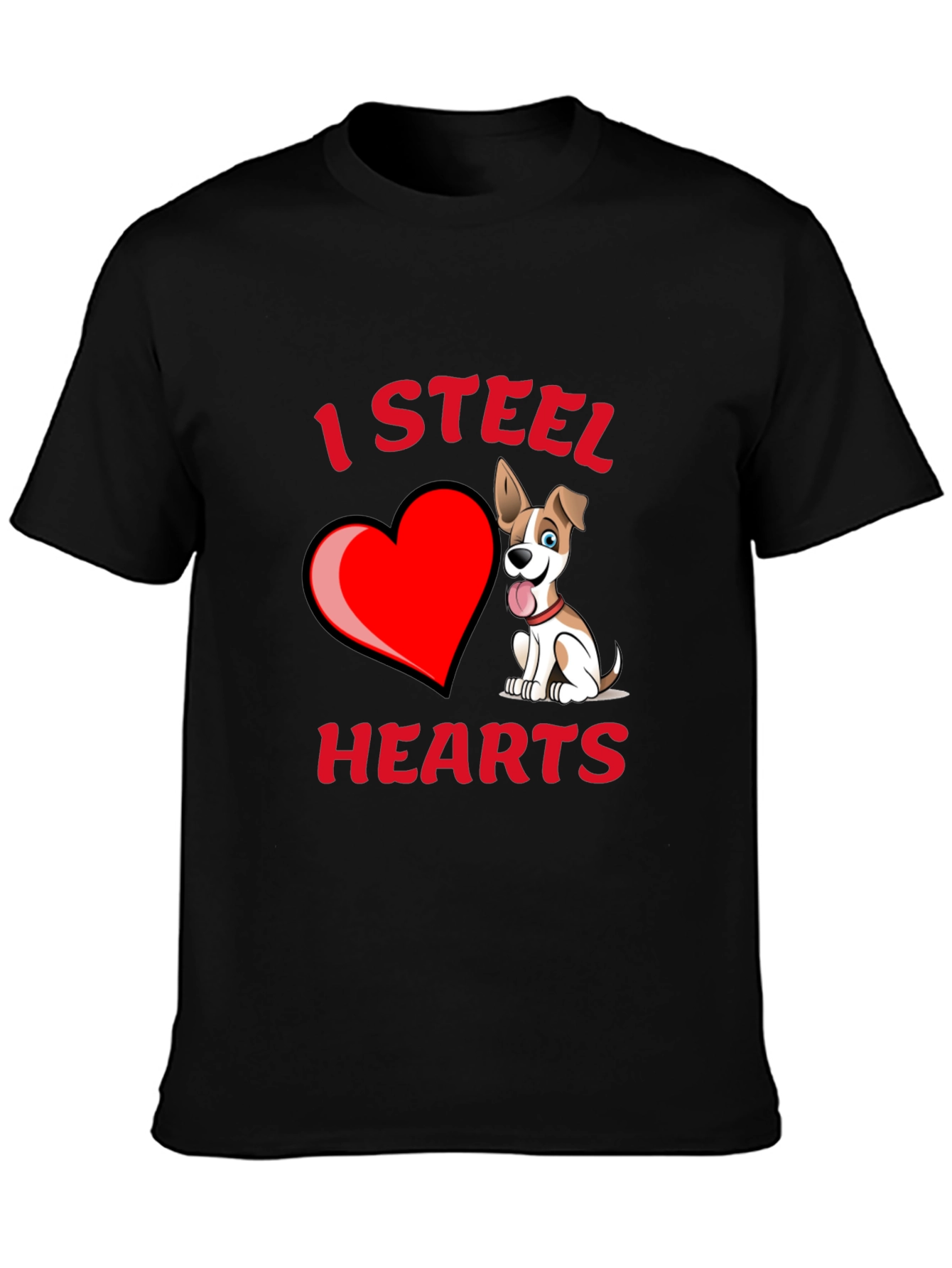 I Steal Hearts Dog T-Shirt