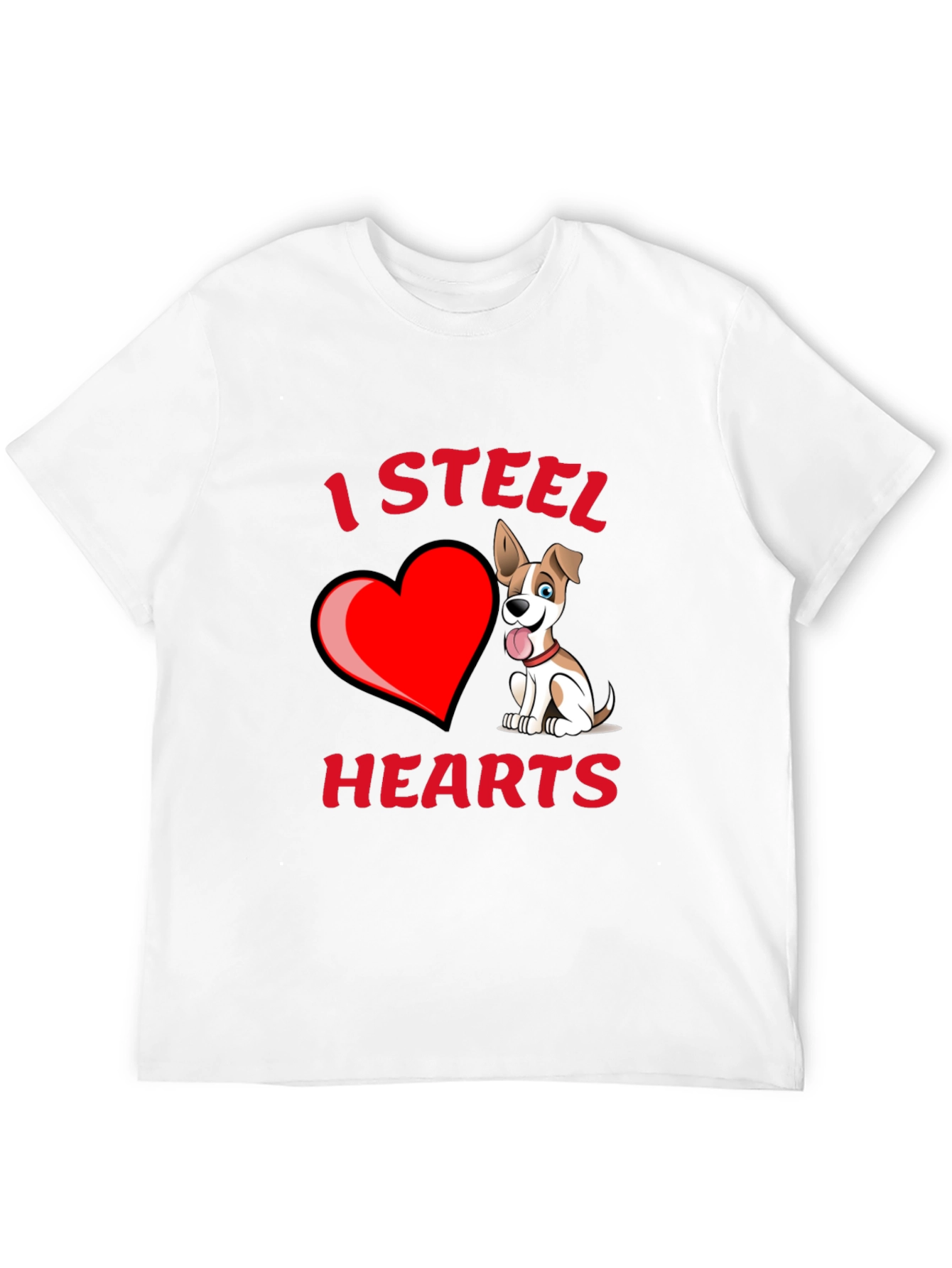 I Steal Hearts Dog T-Shirt