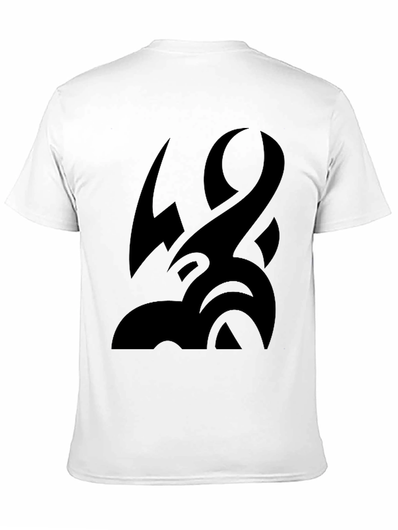 Tribal Tattoo Graphic Black T-Shirt
