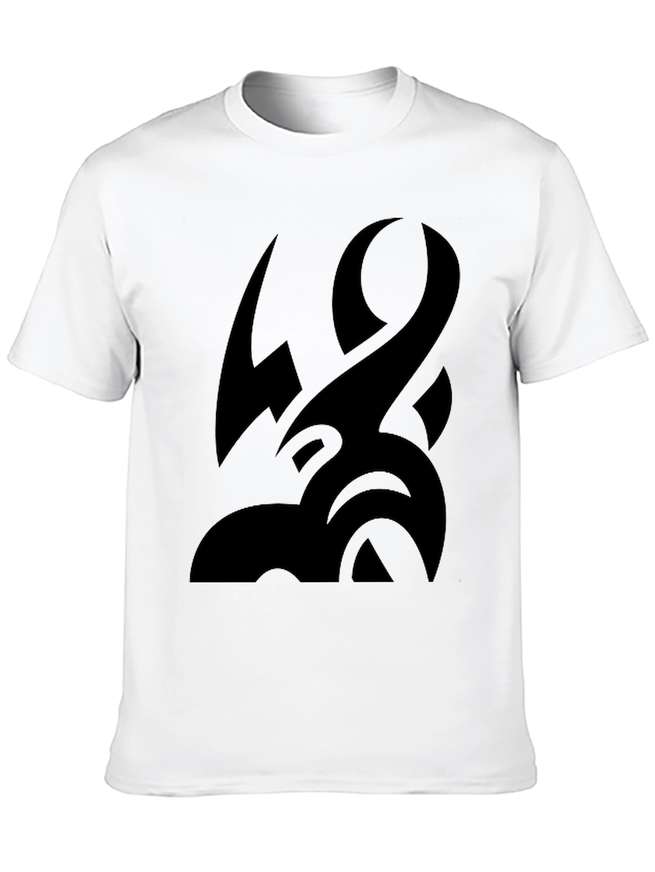 Tribal Tattoo Graphic Black T-Shirt