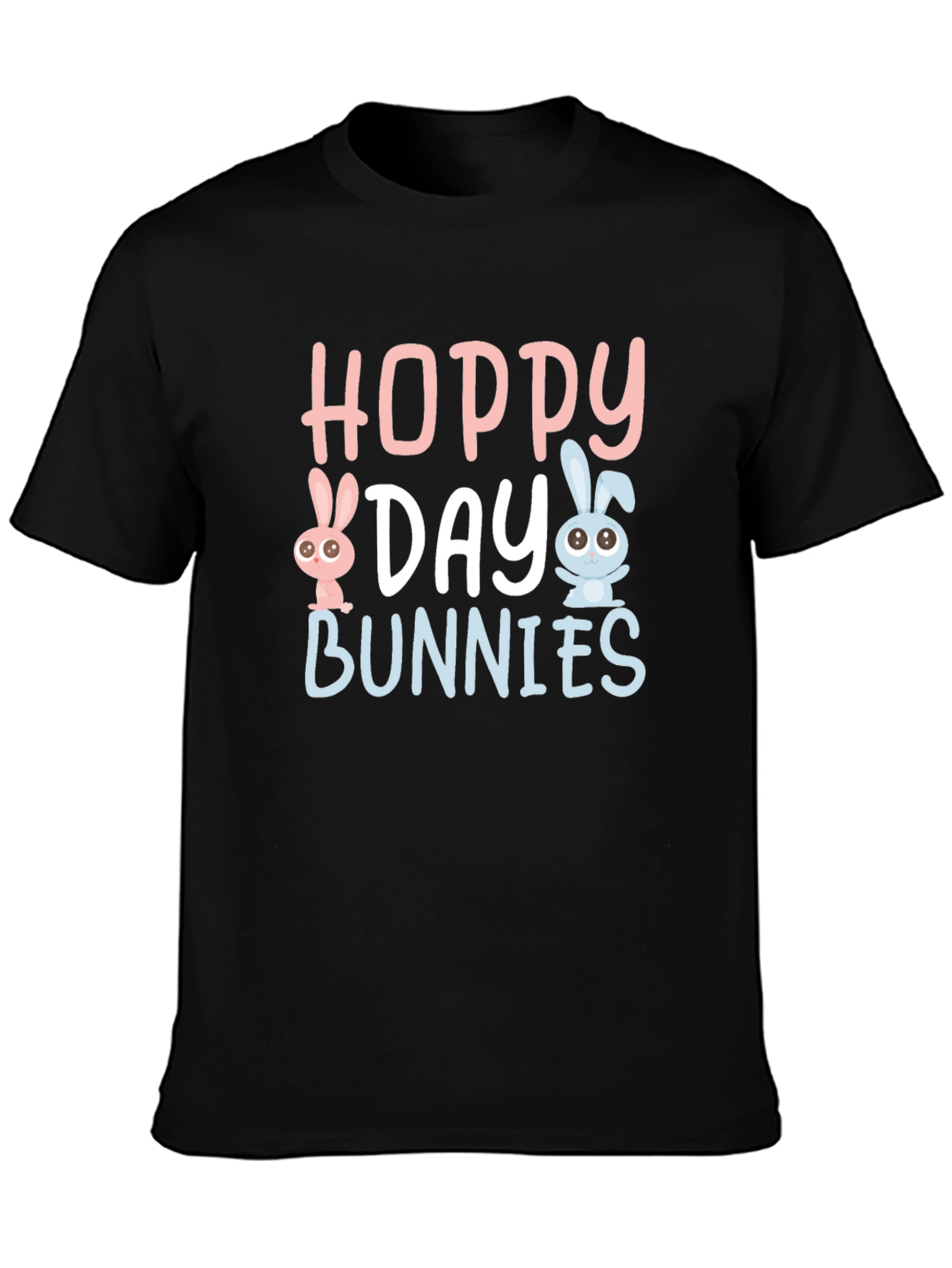 Hoppy Day Bunnies T-Shirt Cute Easter Design
