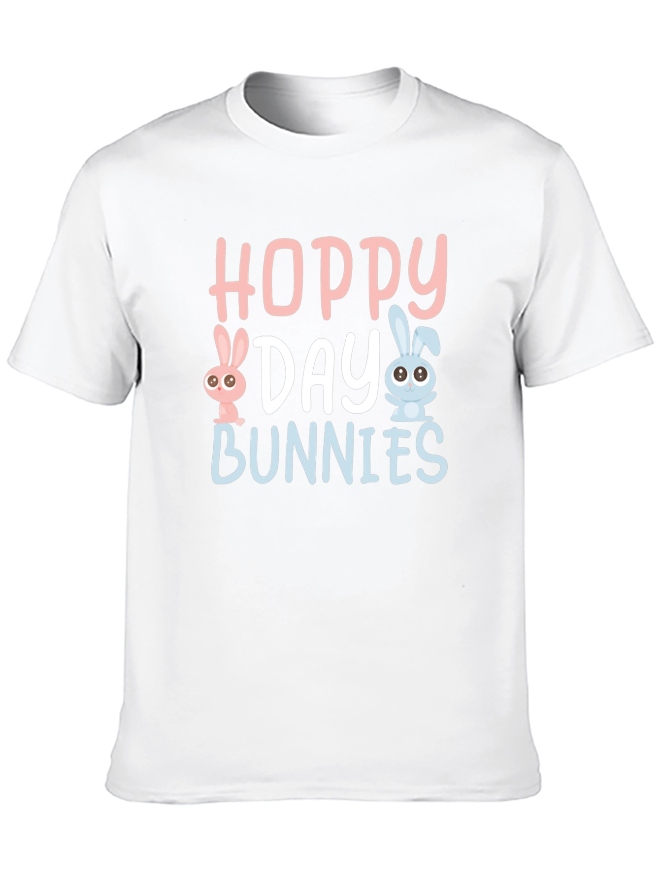 Hoppy Day Bunnies T-Shirt Cute Easter Design