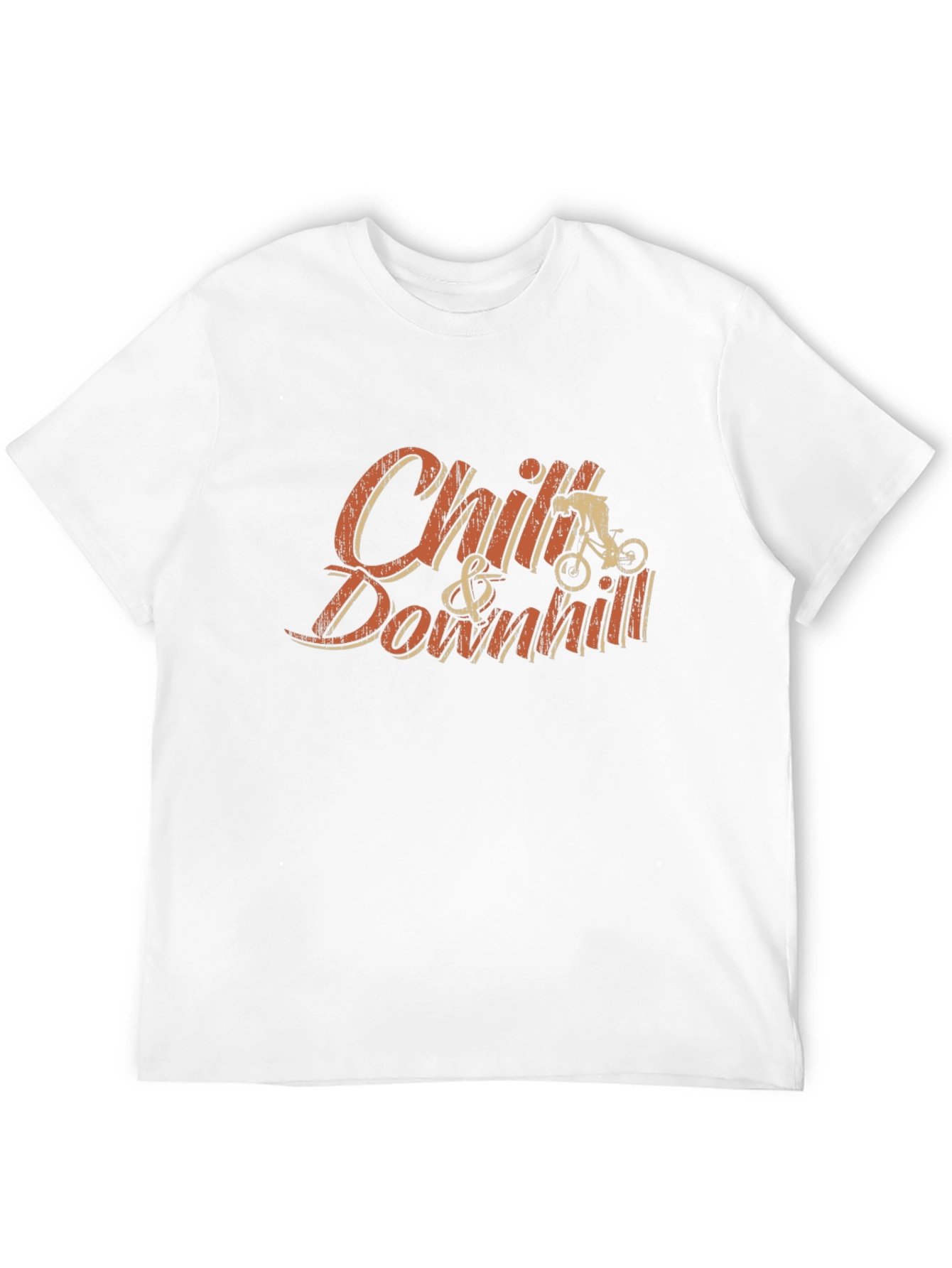 Chill & Downhill Graphic Tee - Black