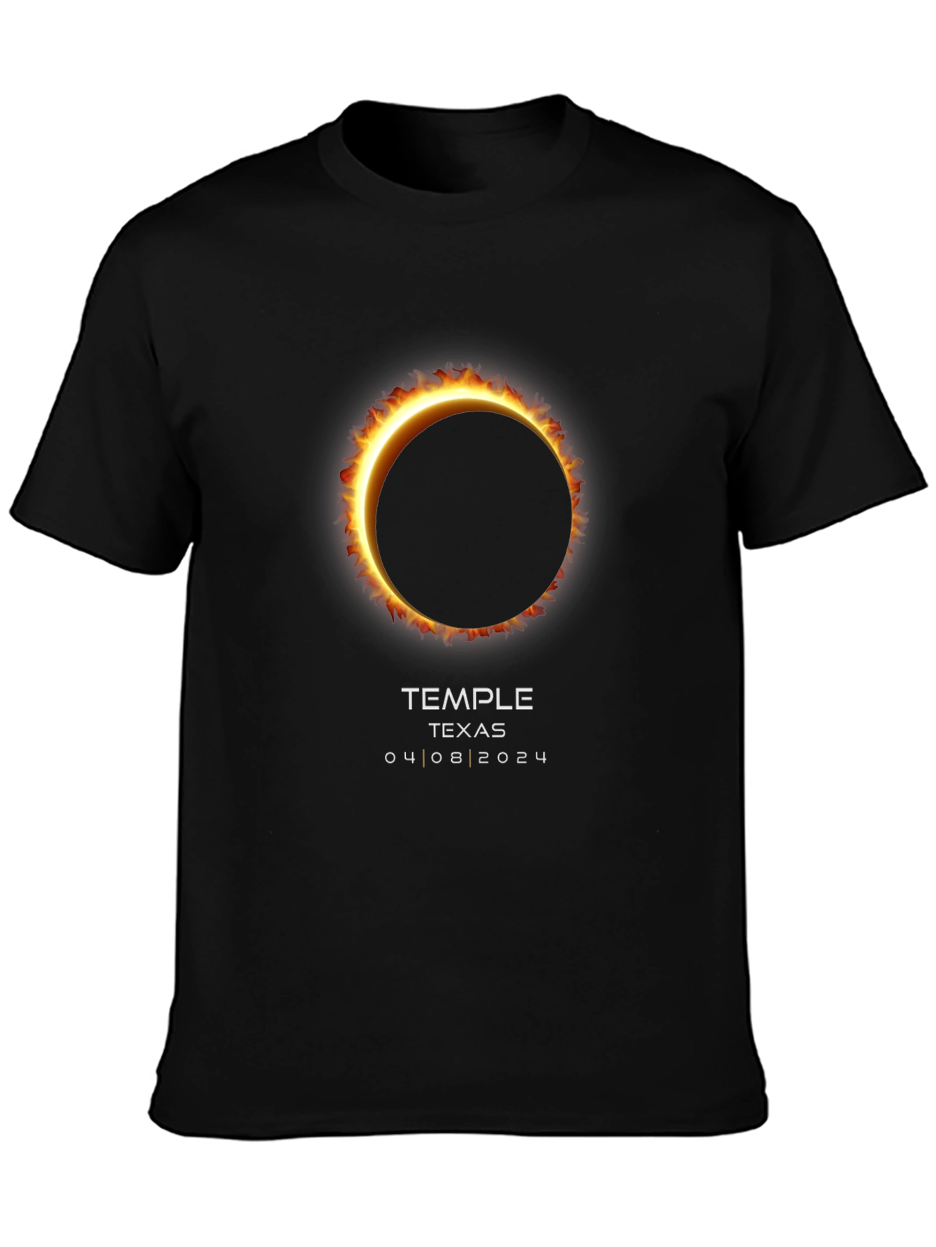 Total Solar Eclipse T-Shirt Temple Texas 2024