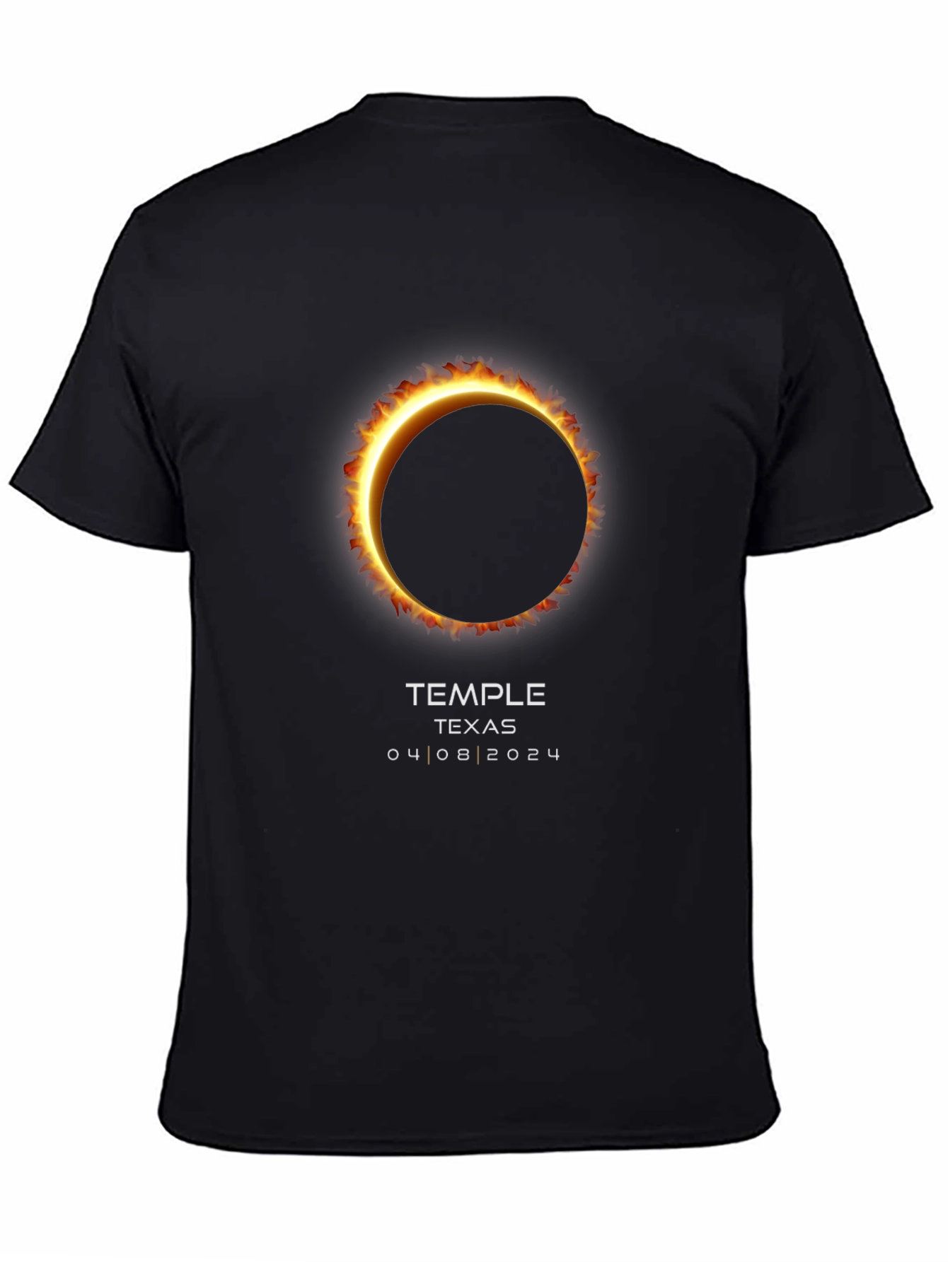 Total Solar Eclipse T-Shirt Temple Texas 2024