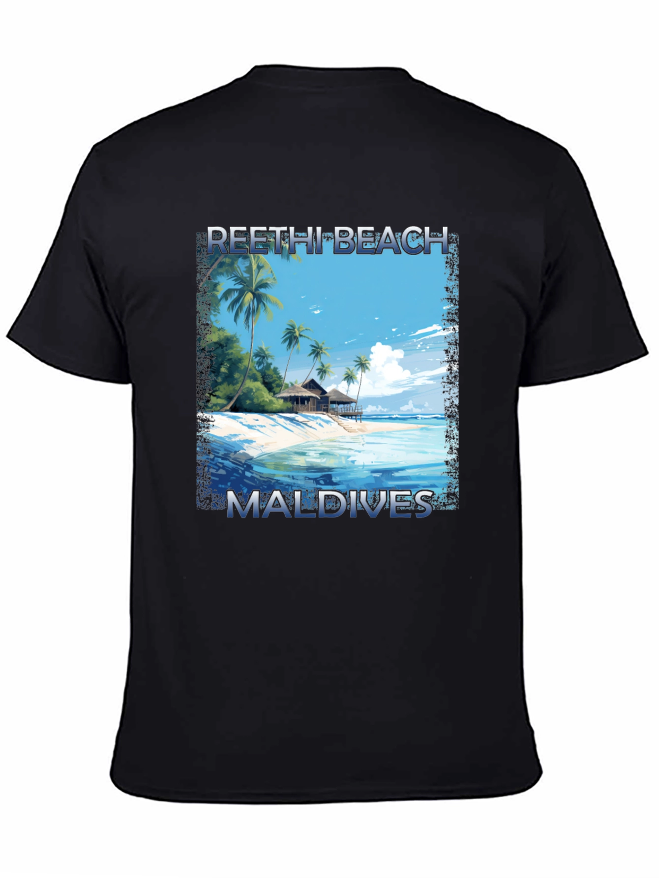 Reethi Beach Maldives Graphic Tee
