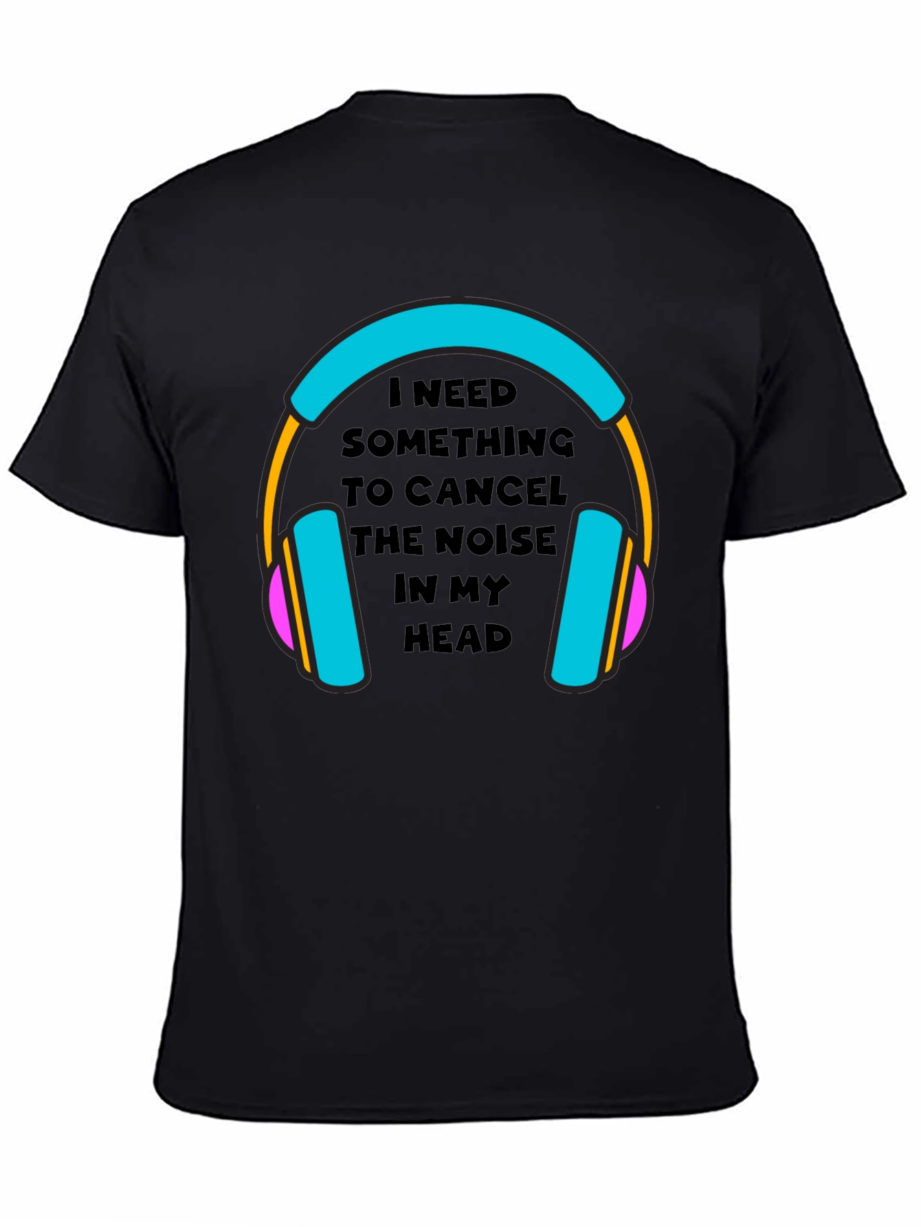 Noise Canceling Headphones Graphic Tee