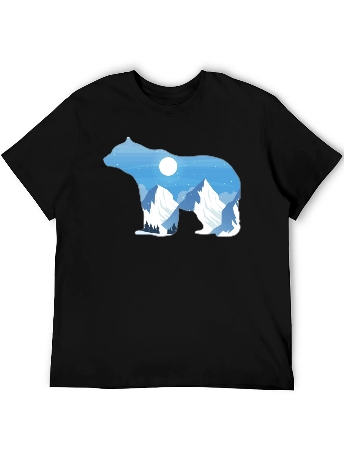 Bear Mountain Graphic Tee - Black