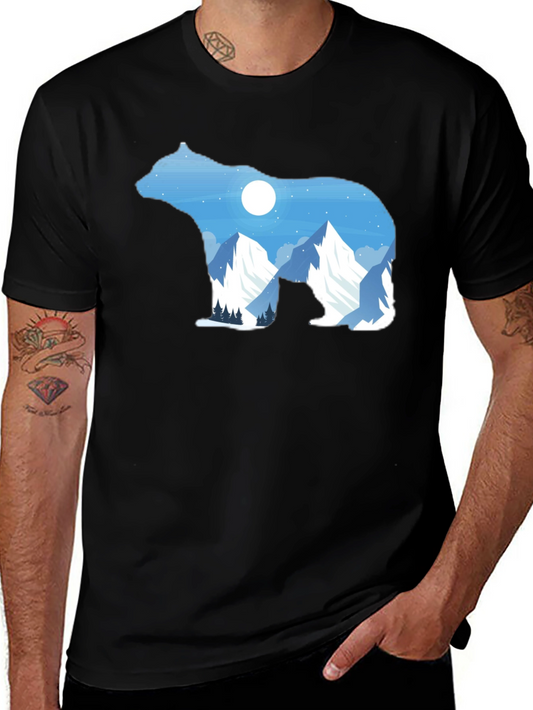 Bear Mountain Graphic Tee - Black