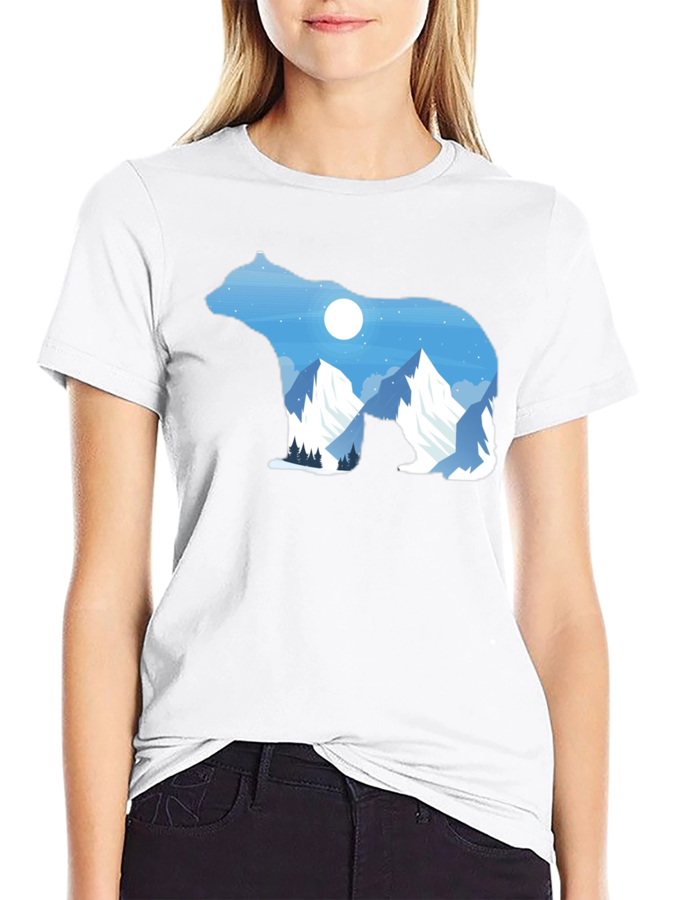 Bear Mountain Graphic Tee - Black