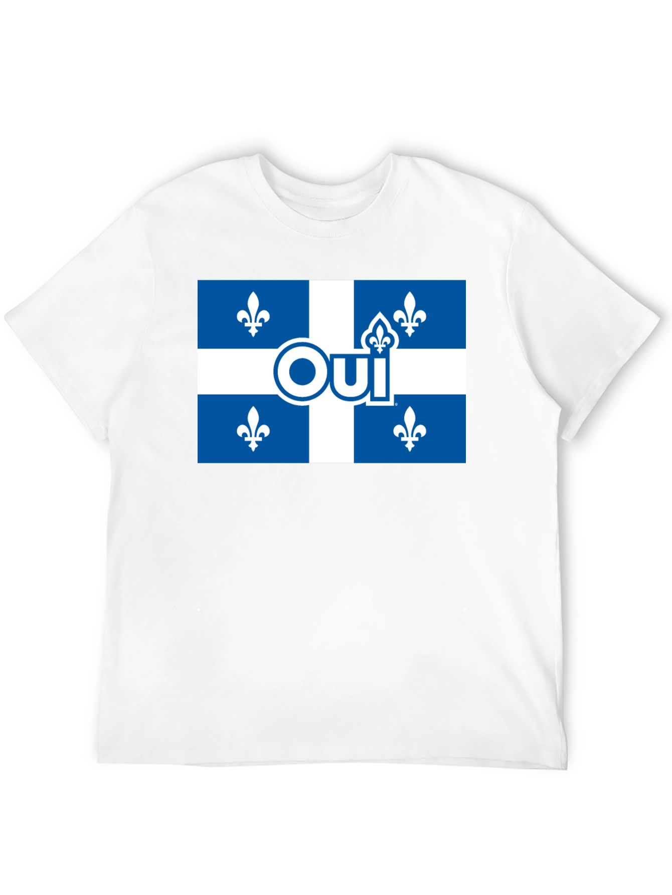 Quebec Oui Flag T-Shirt - Canada Souvenir