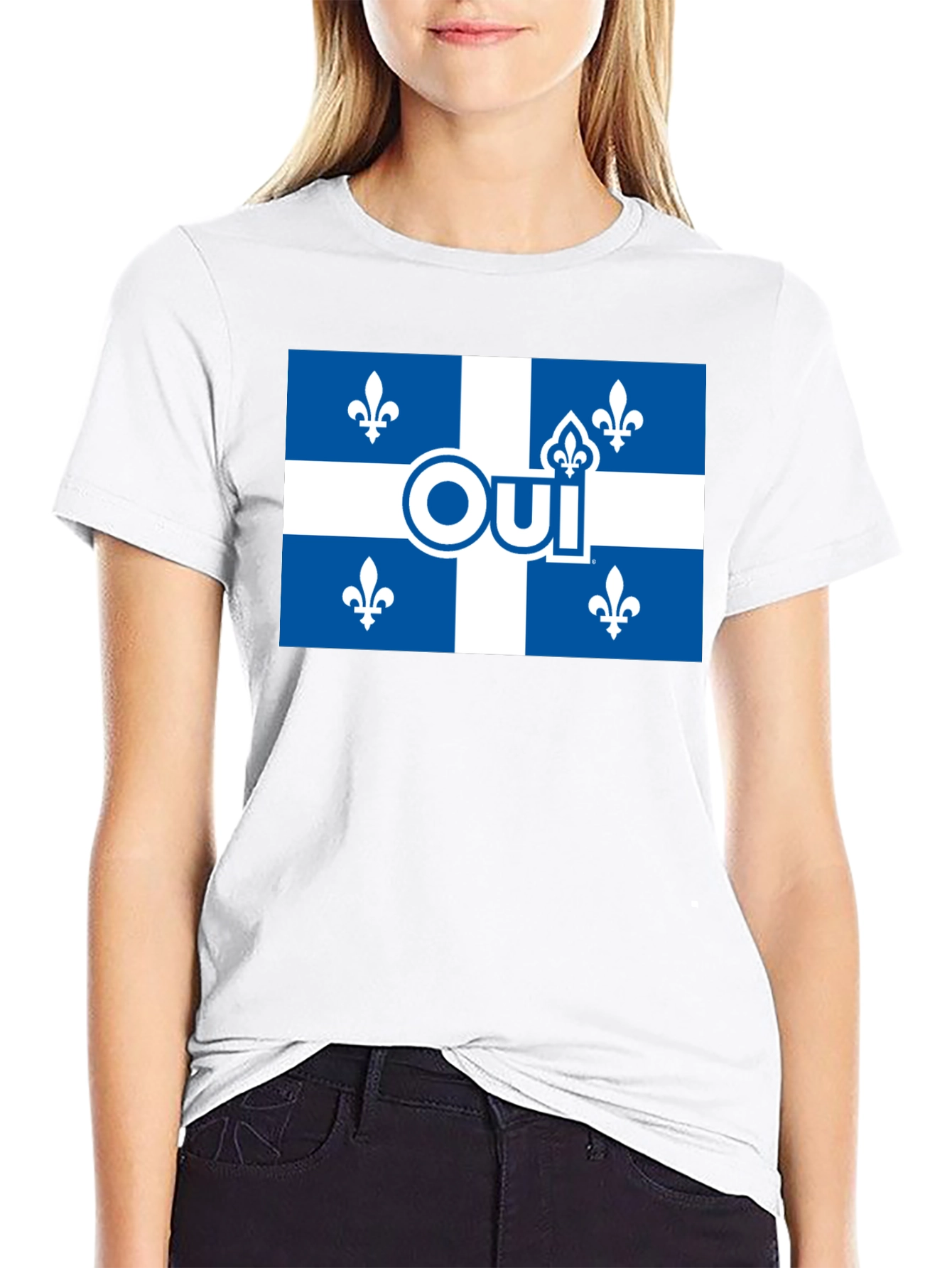Quebec Oui Flag T-Shirt - Canada Souvenir