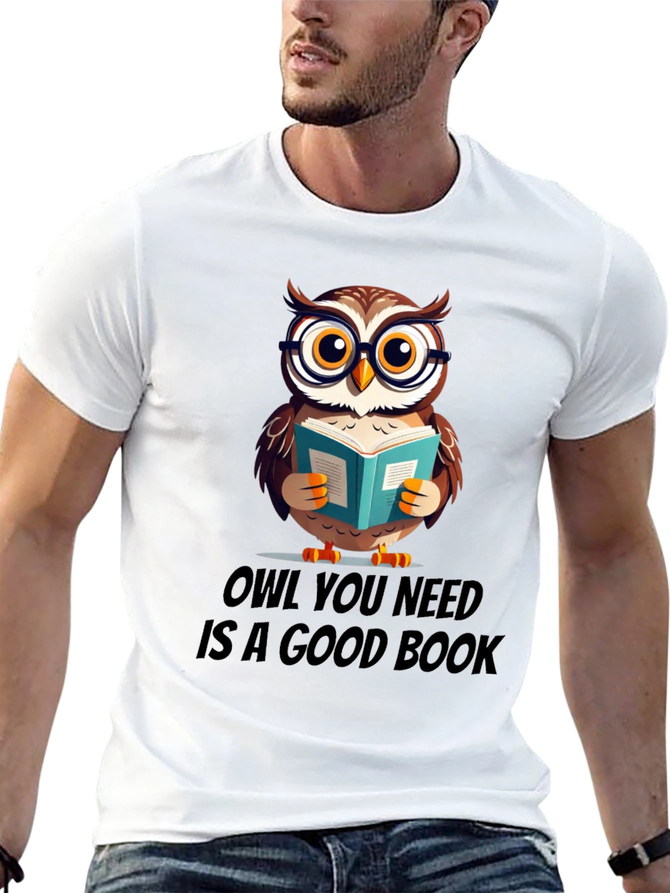 Owl You Need Is A Good Book T-Shirt
