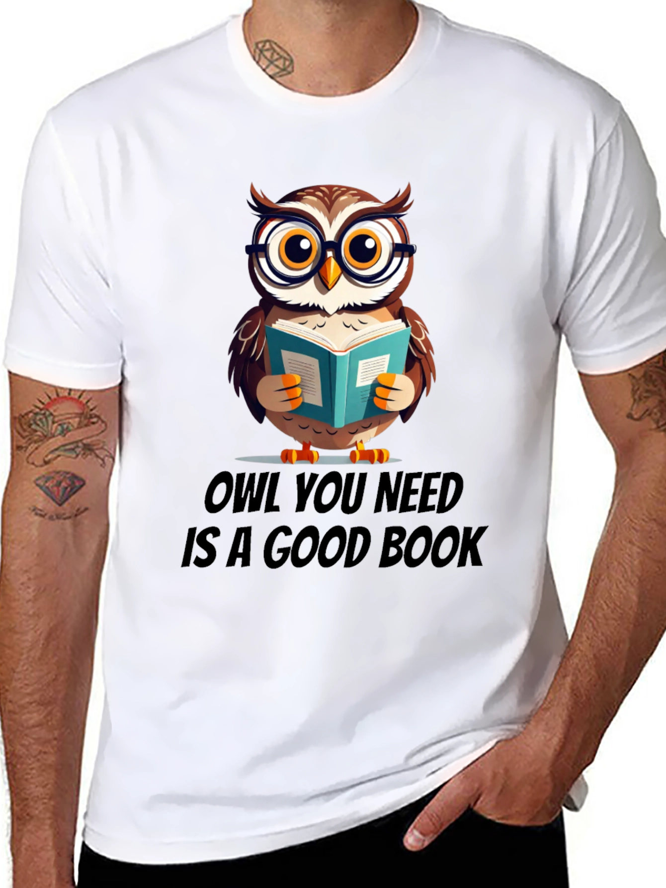 Owl You Need Is A Good Book T-Shirt