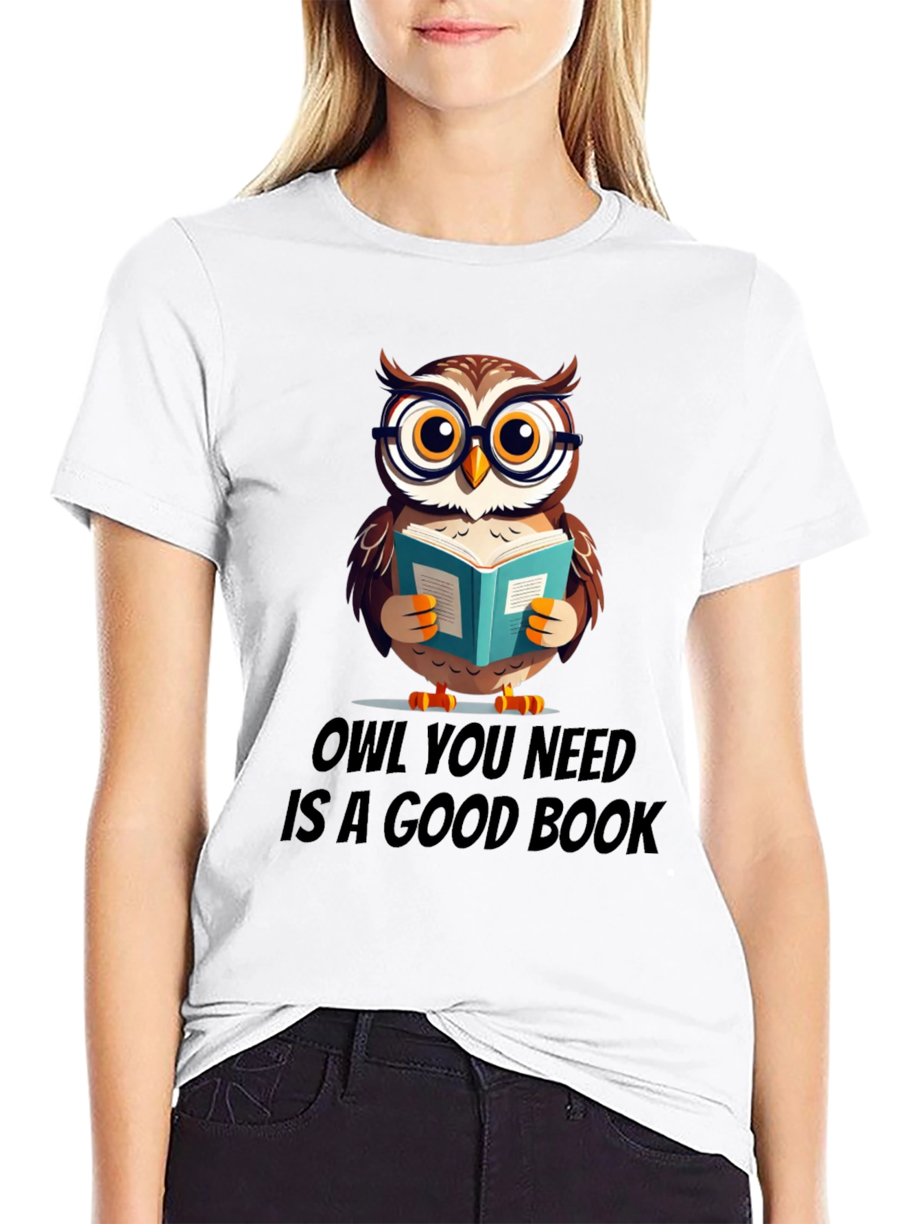 Owl You Need Is A Good Book T-Shirt