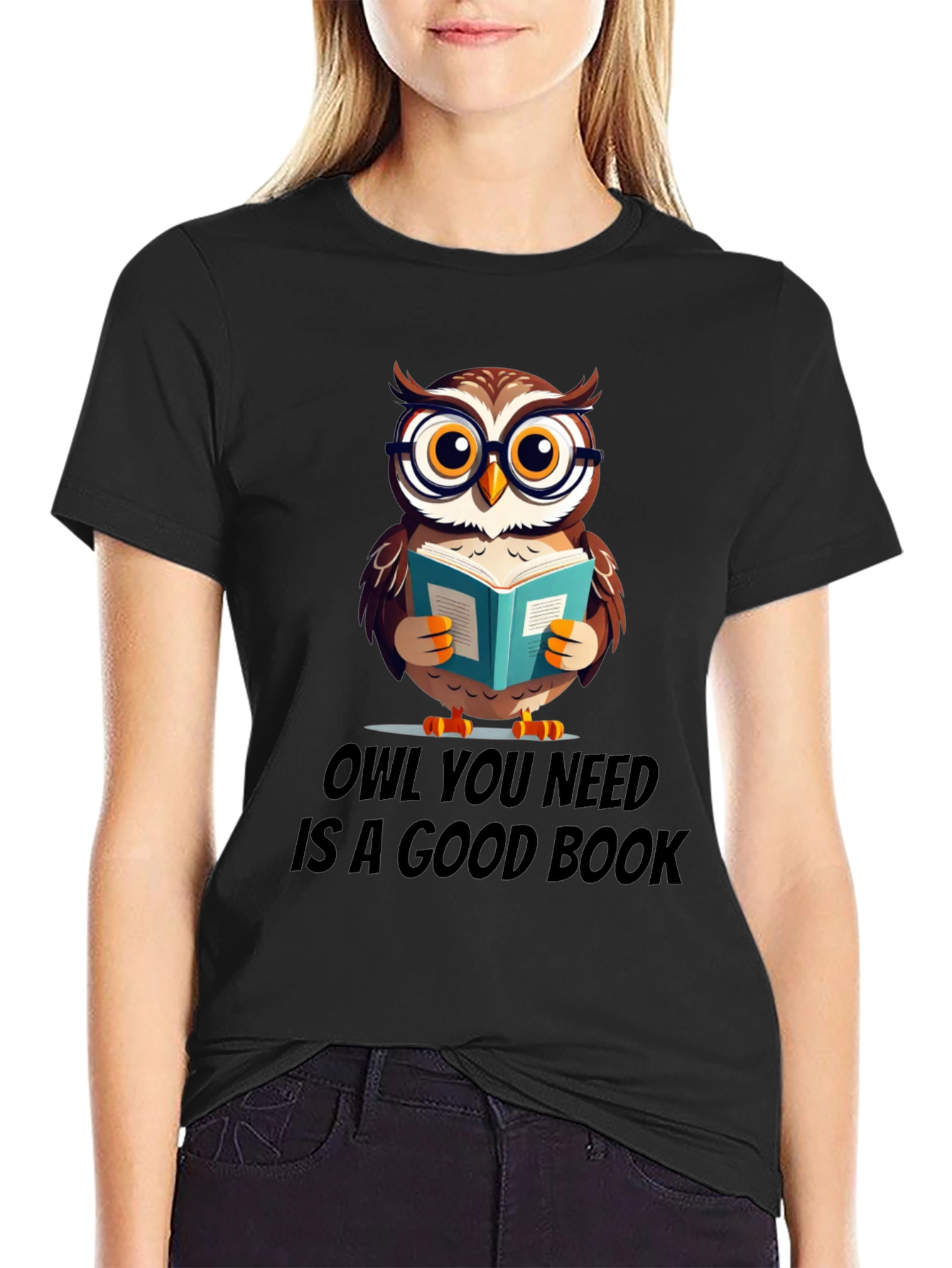 Owl You Need Is A Good Book T-Shirt
