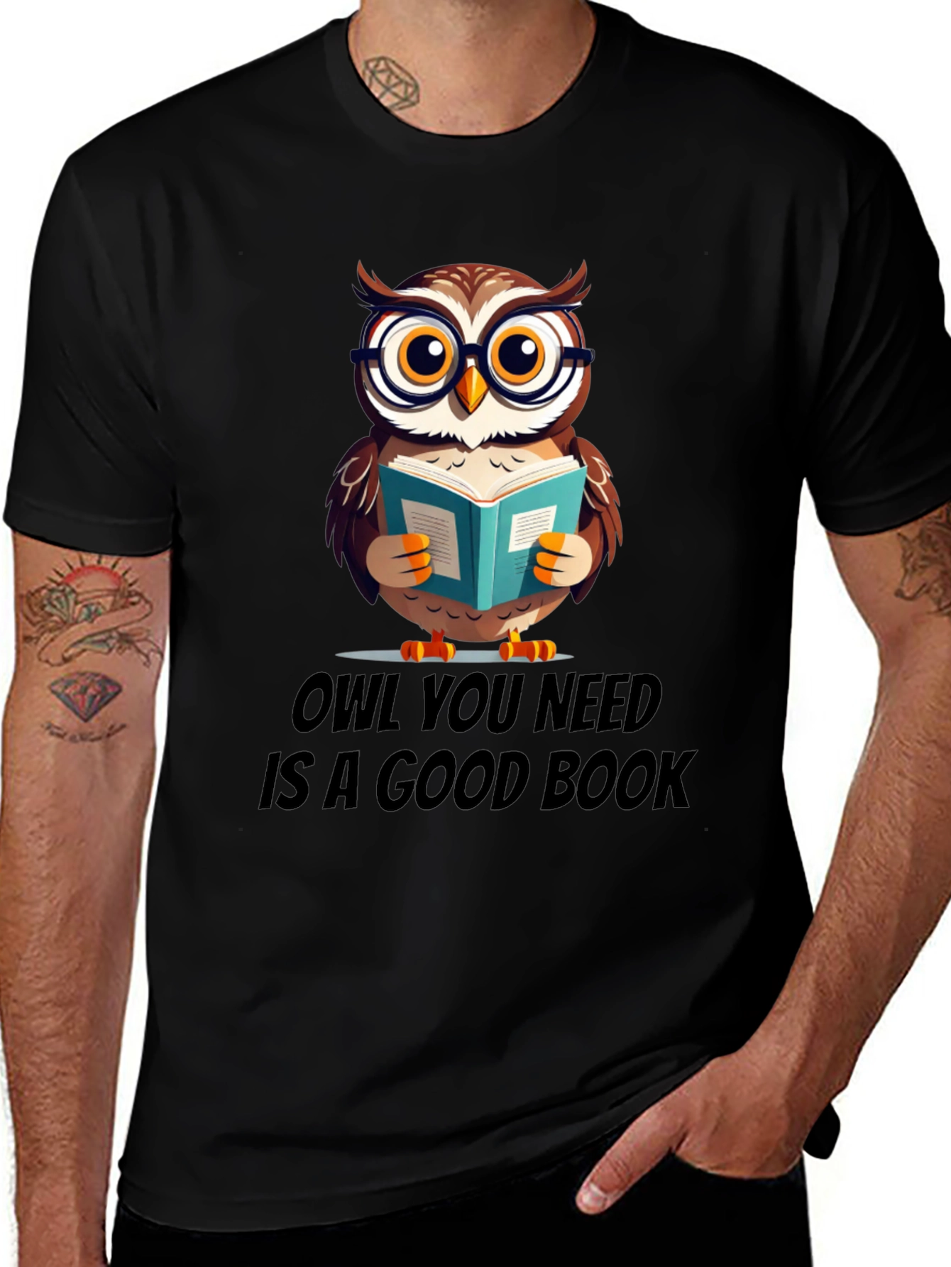 Owl You Need Is A Good Book T-Shirt