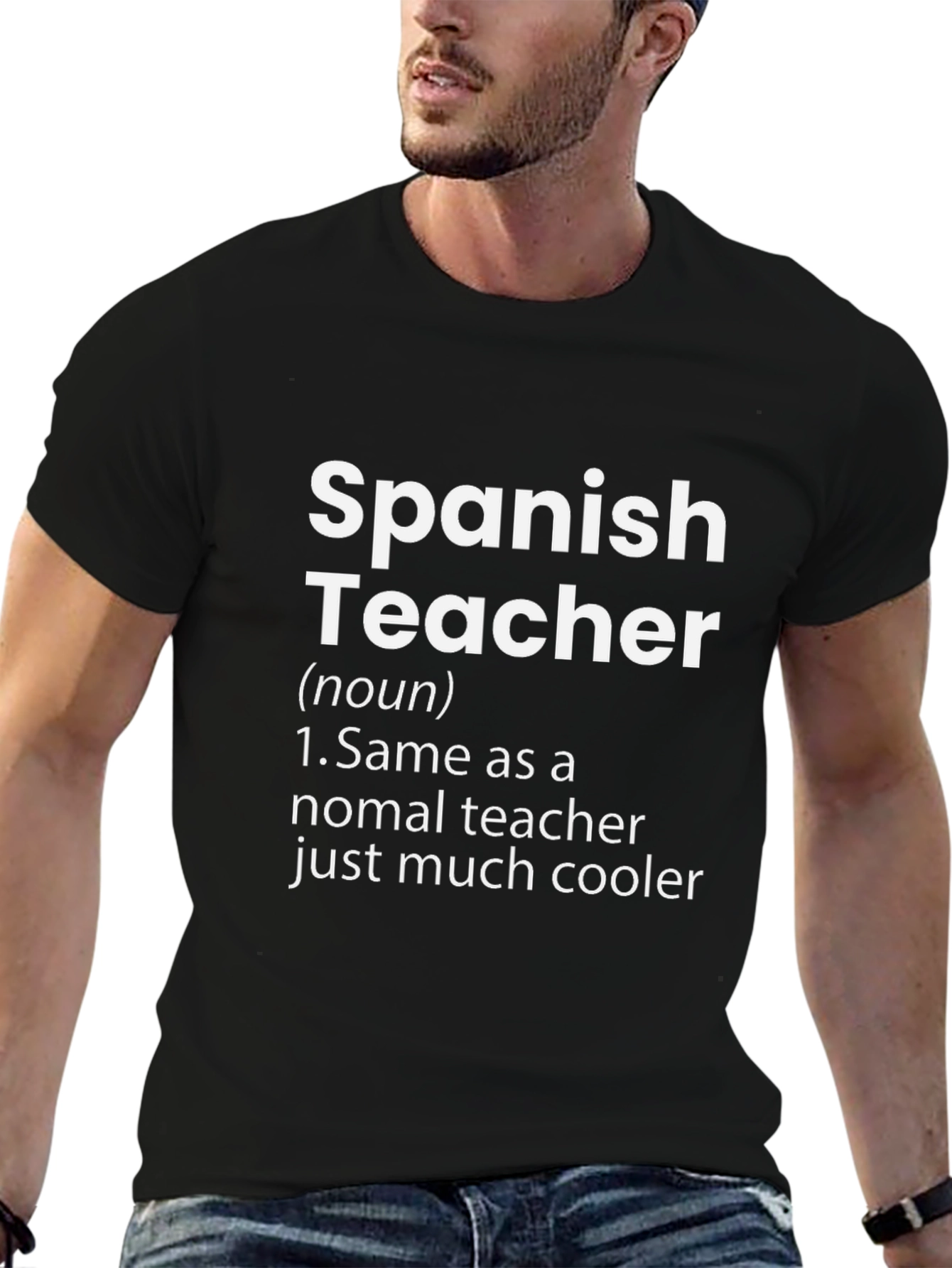 Cool Spanish Teacher Definition T-Shirt