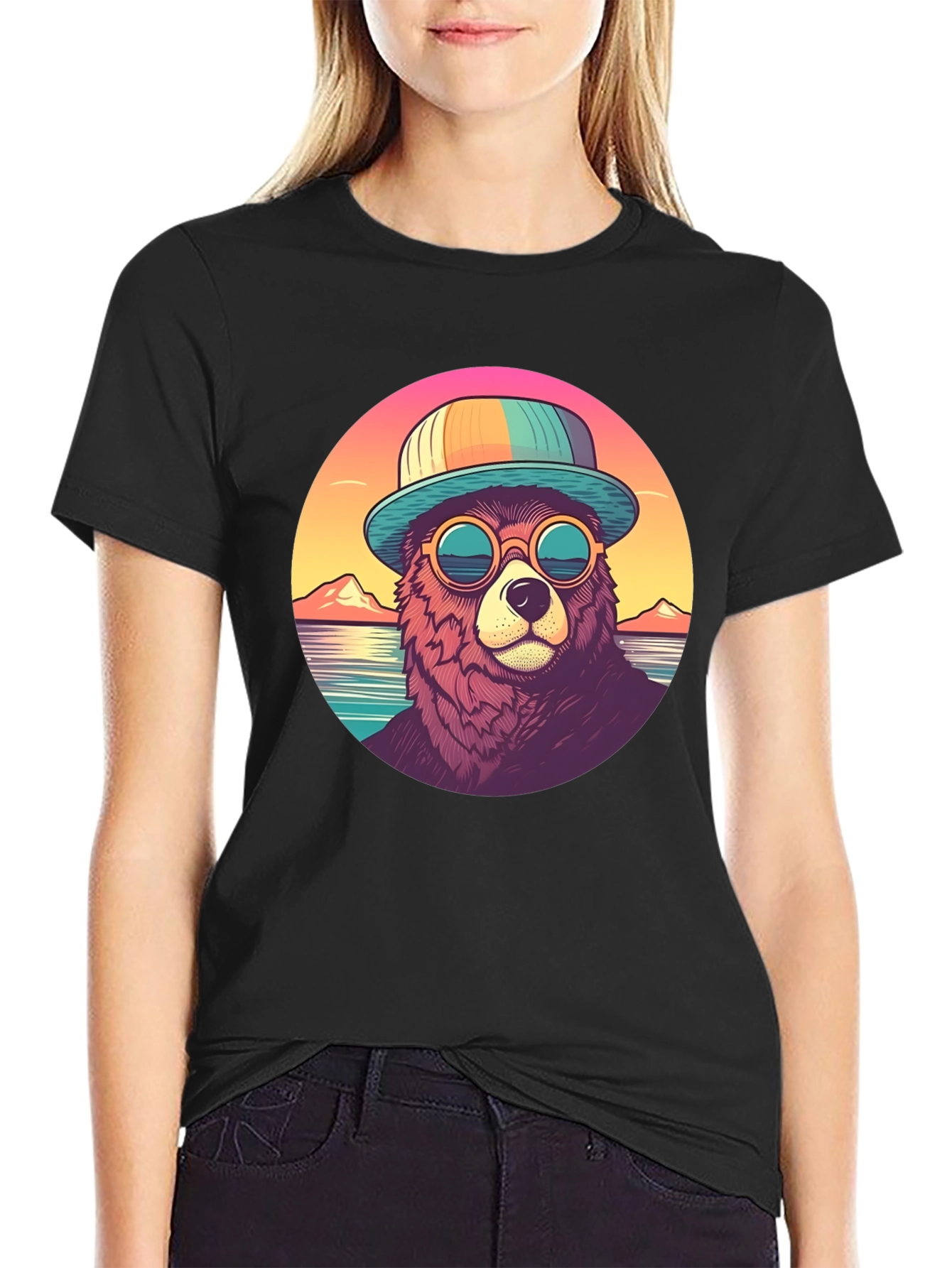 Cool Bear Graphic Tee - Summer Vibes T-Shirt