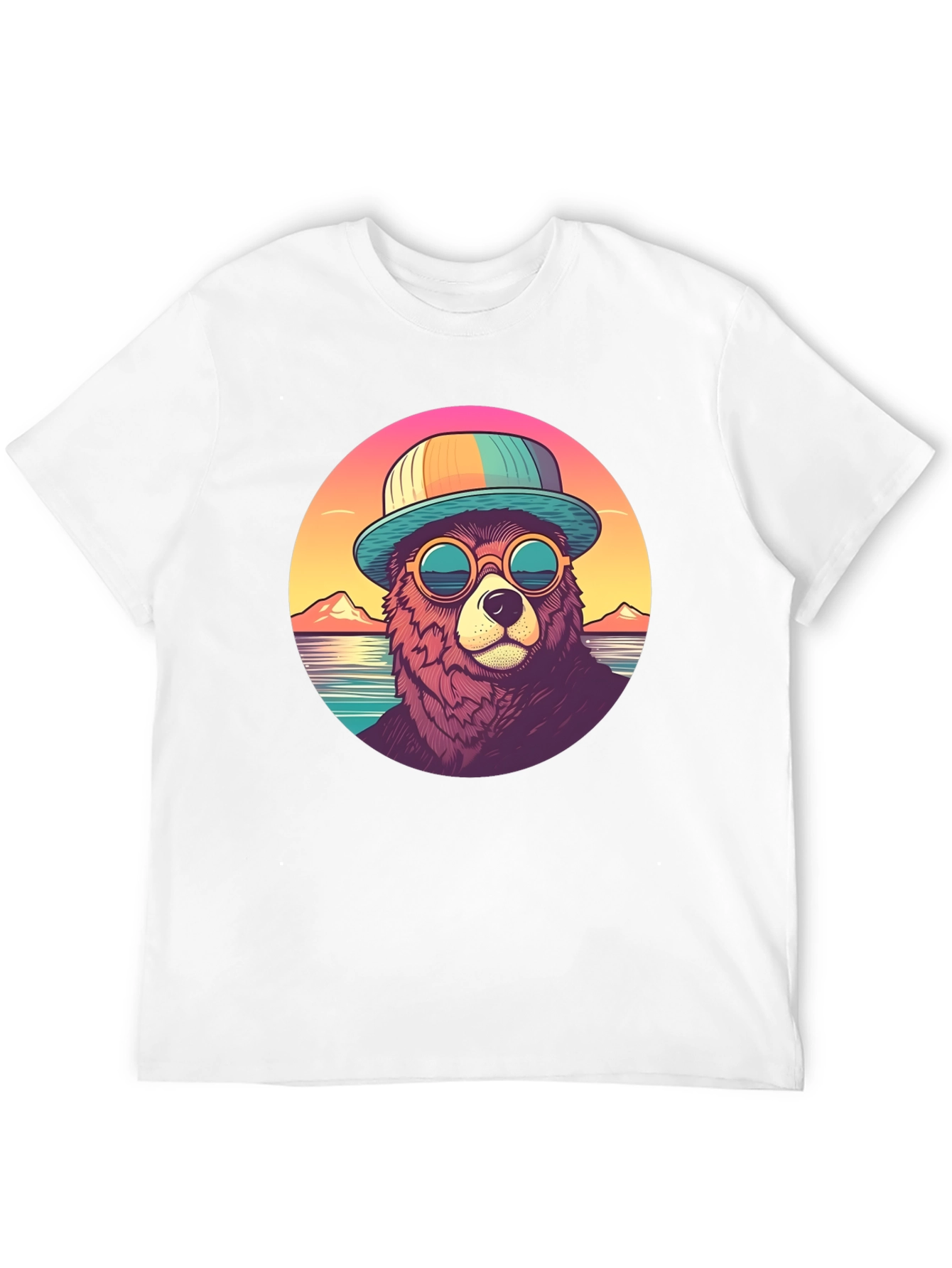 Cool Bear Graphic Tee - Summer Vibes T-Shirt