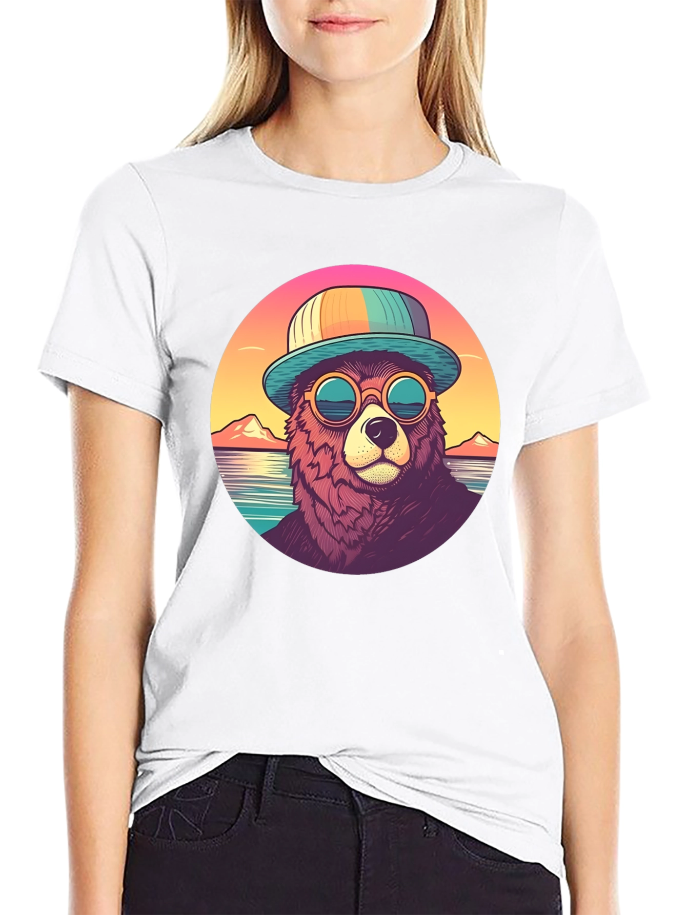 Cool Bear Graphic Tee - Summer Vibes T-Shirt